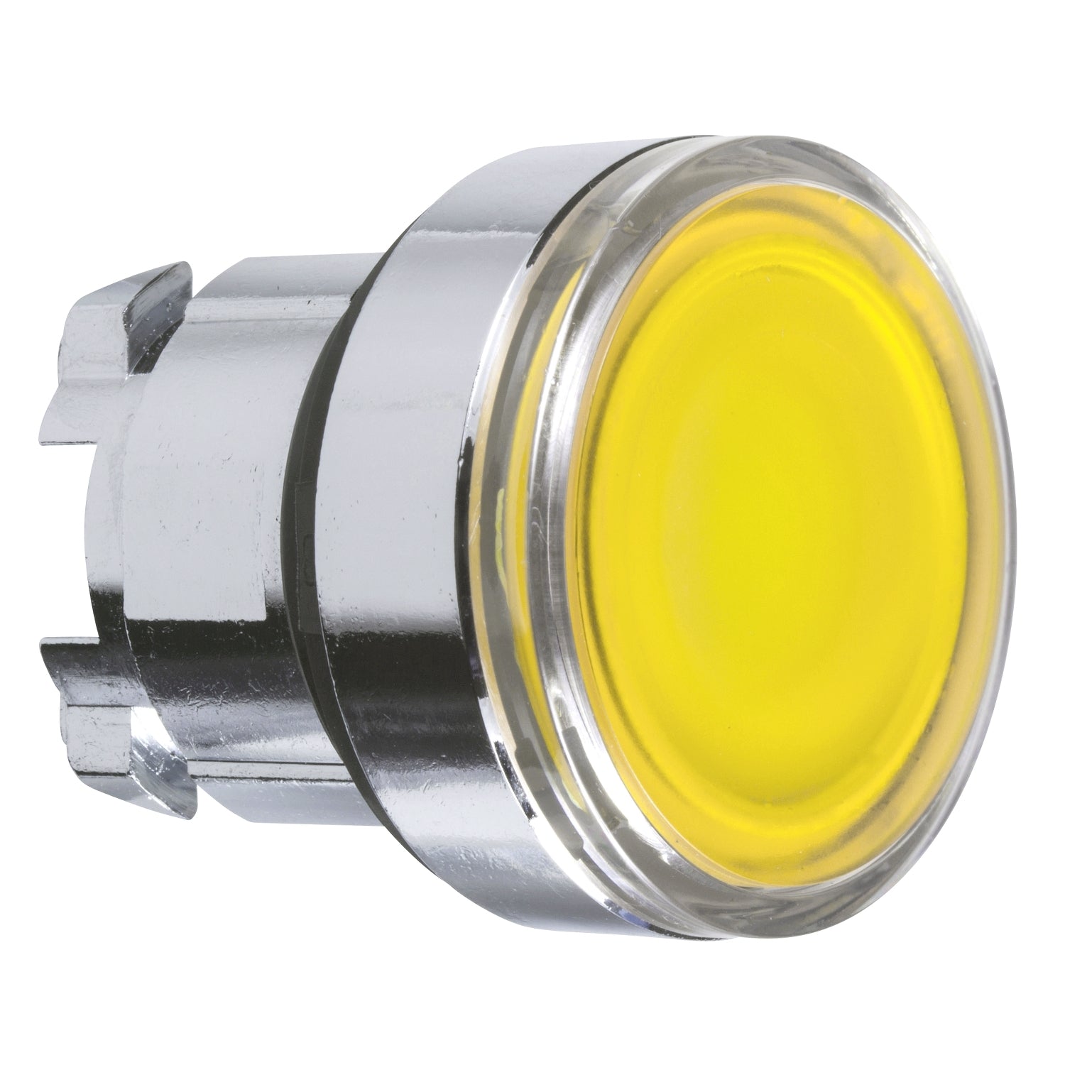 SNR ZB4BH083 Tête bouton led jaune illuminée