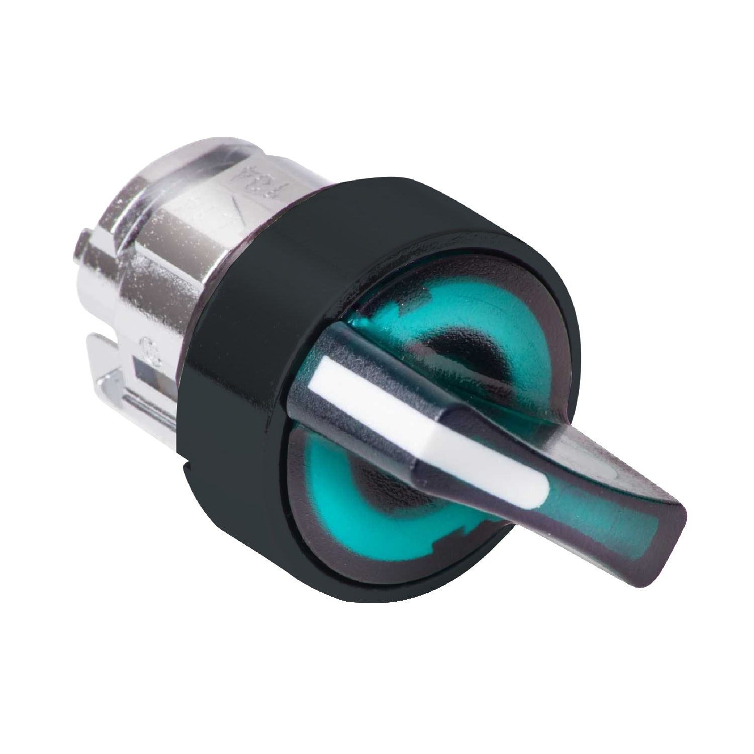 SNR ZB4BK12337 Tête de sélecteur led verte illuminée