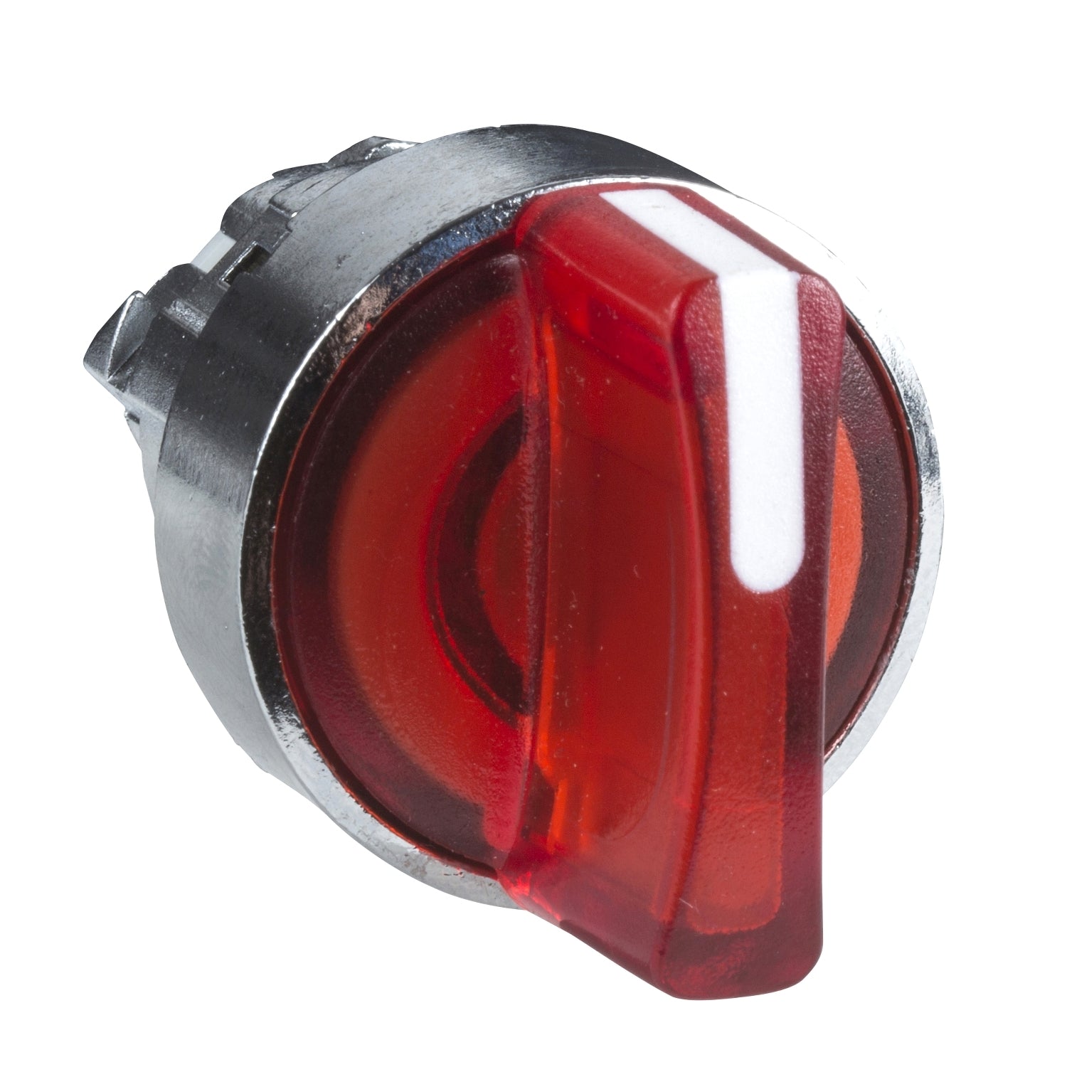SNR ZB4BK1443 Tête de sélecteur rouge éclairée
