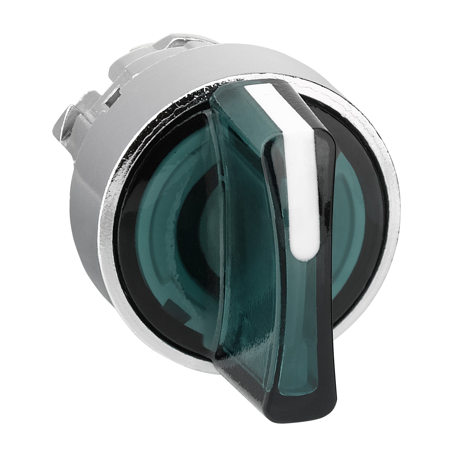 SNR ZB4BK1533 Tête de sélecteur verte illuminée