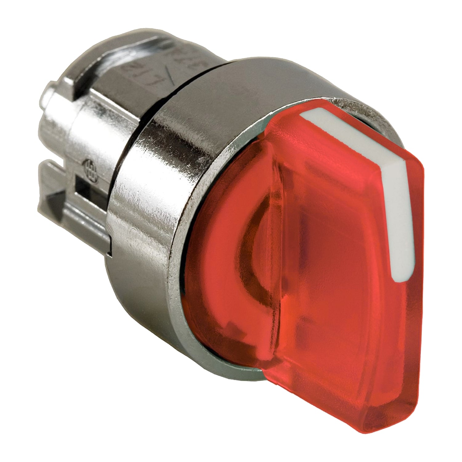 SNR ZB4BK1543 Tête de sélecteur rouge éclairée