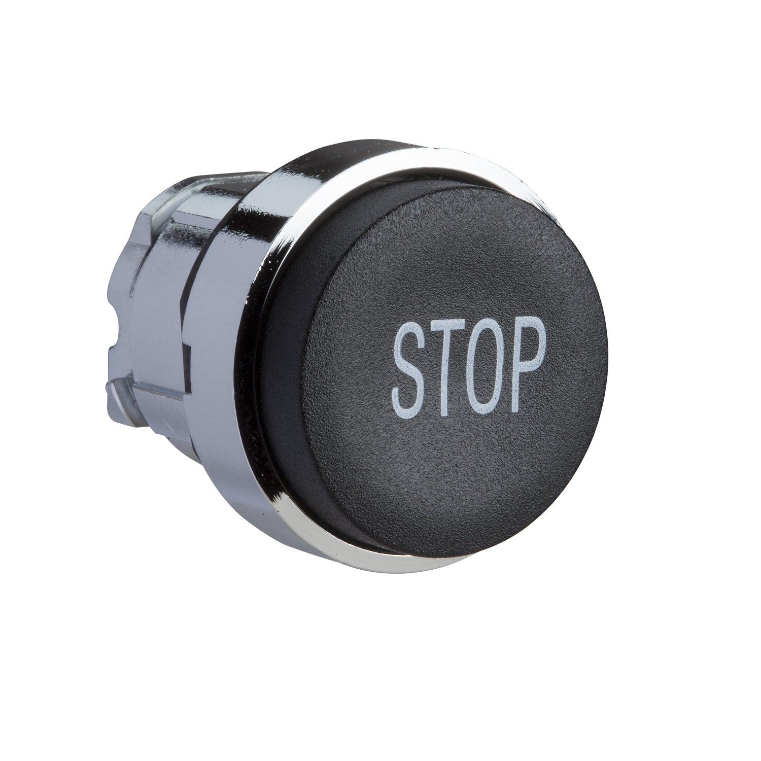 SNR ZB4BL234 Schwarzer Knopfkopf „Stopp“
