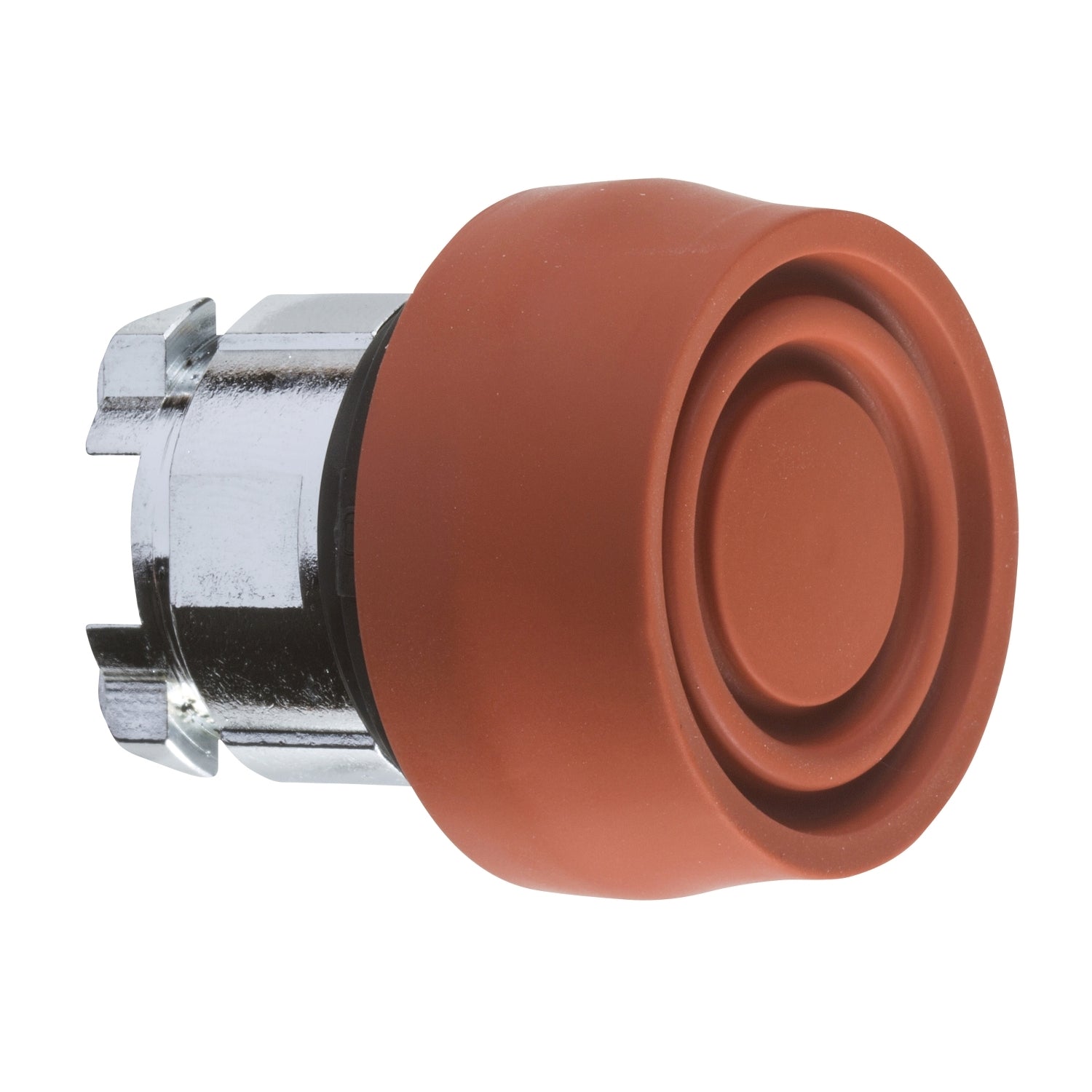 SNR ZB4BP4S Tête de bouton en caoutchouc rouge