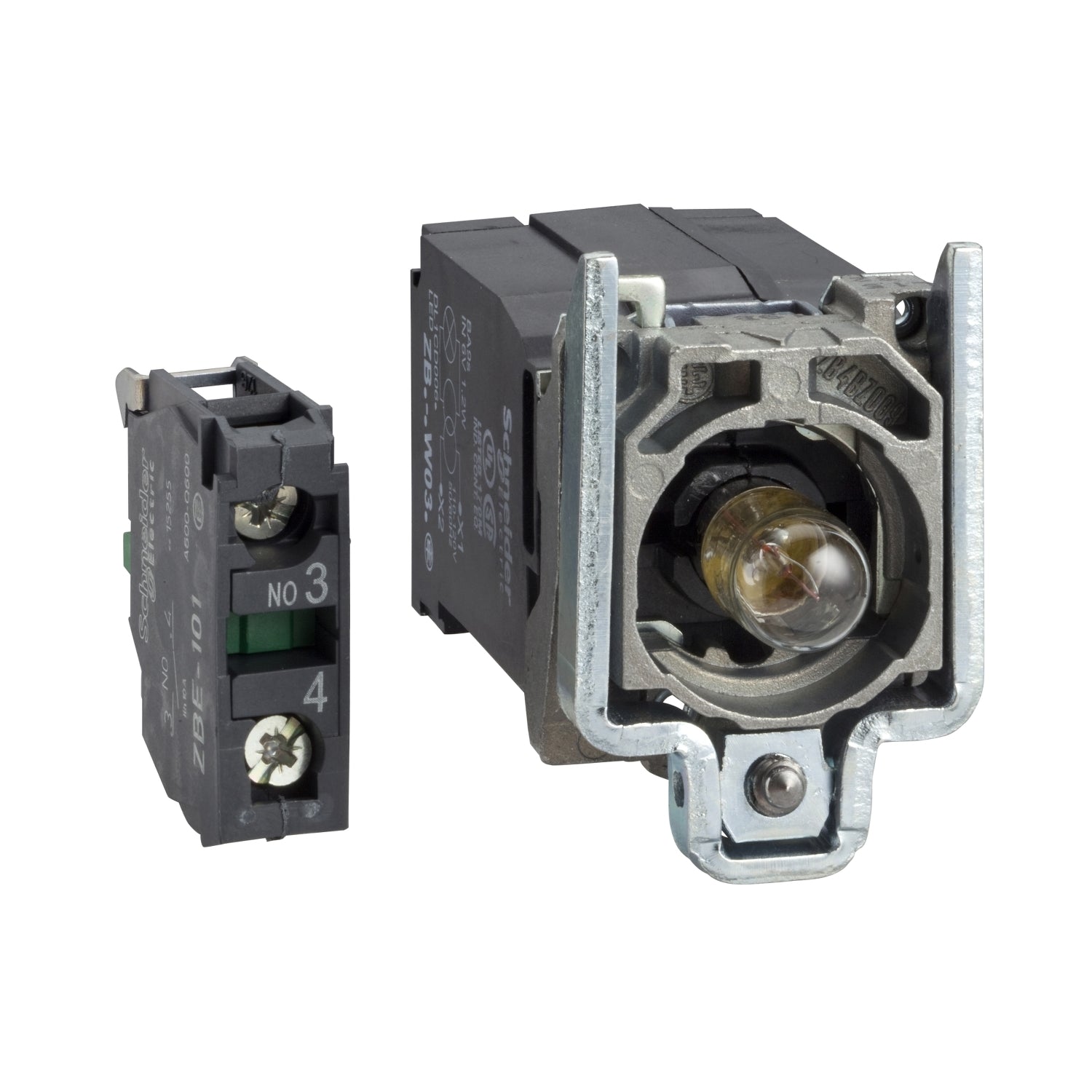 SNR ZB4BW041 Corps de bouton lumineux