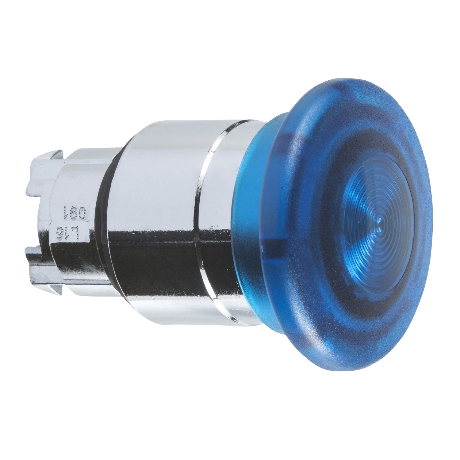 SNR ZB4BW663         Pulsante a fungo luminoso blu