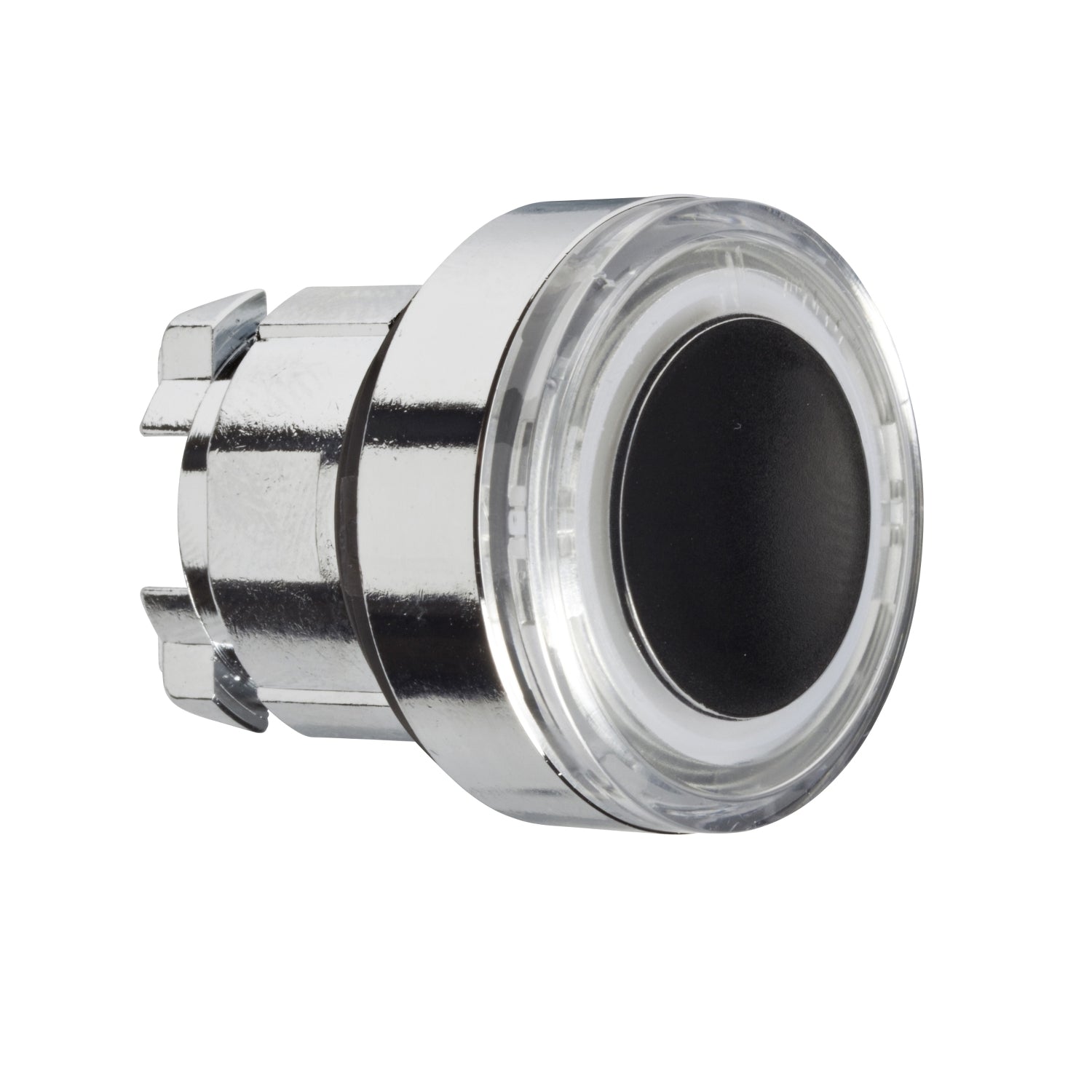 SNR ZB4BW913         Testa pulsante anello luminoso bianco