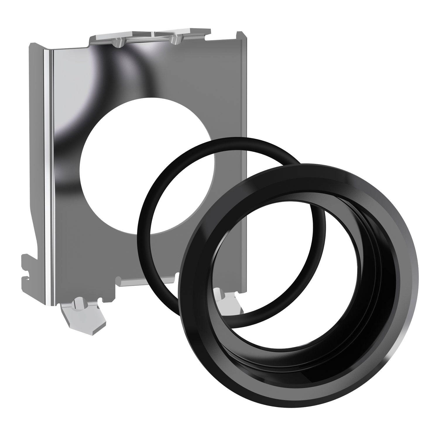 SNR ZB4BZ0217        Kit filo pannello in metallo nero