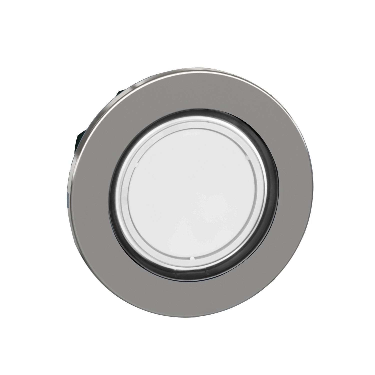 SNR ZB4FA18          Testa pulsante bianco filopannello