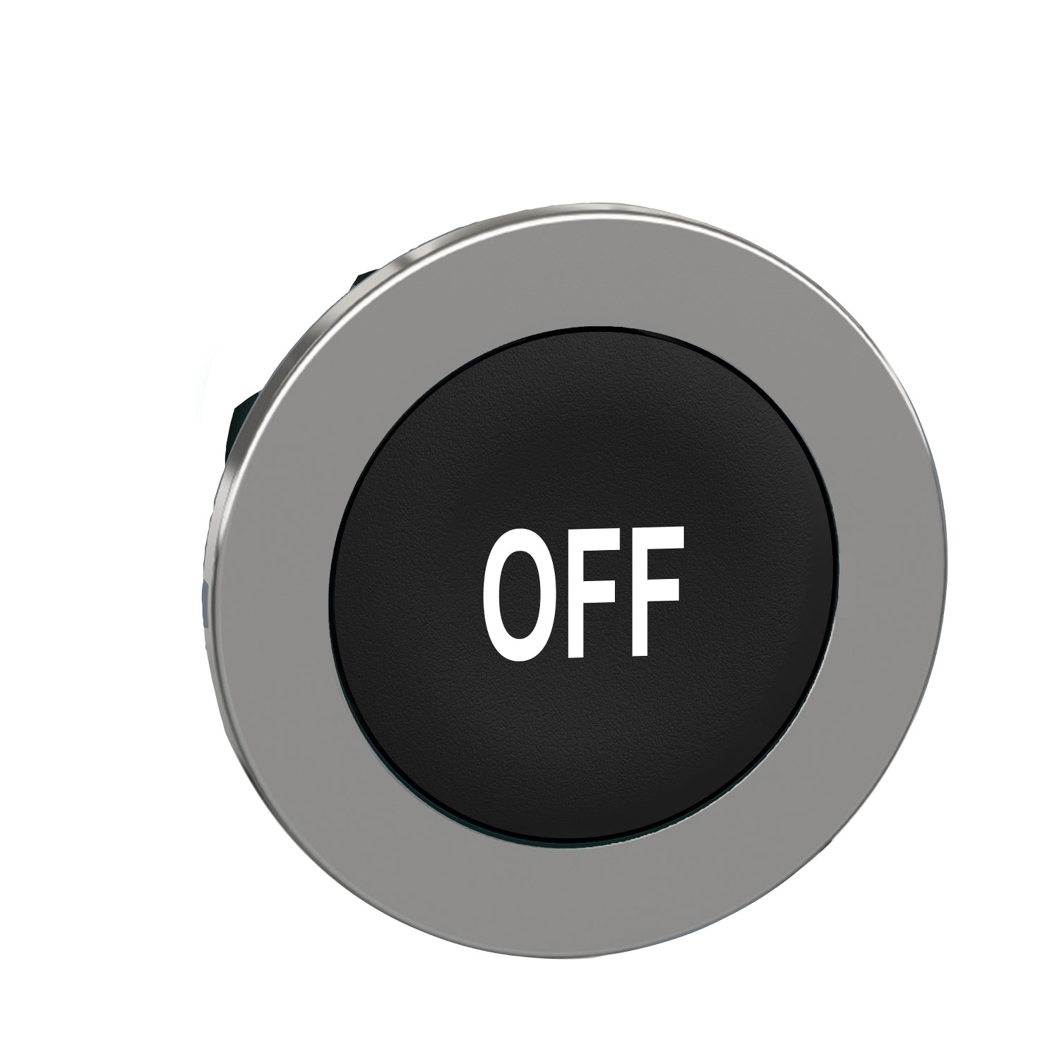 SNR ZB4FA235 Tête de bouton noire ''OFF'' encastrée dans le panneau