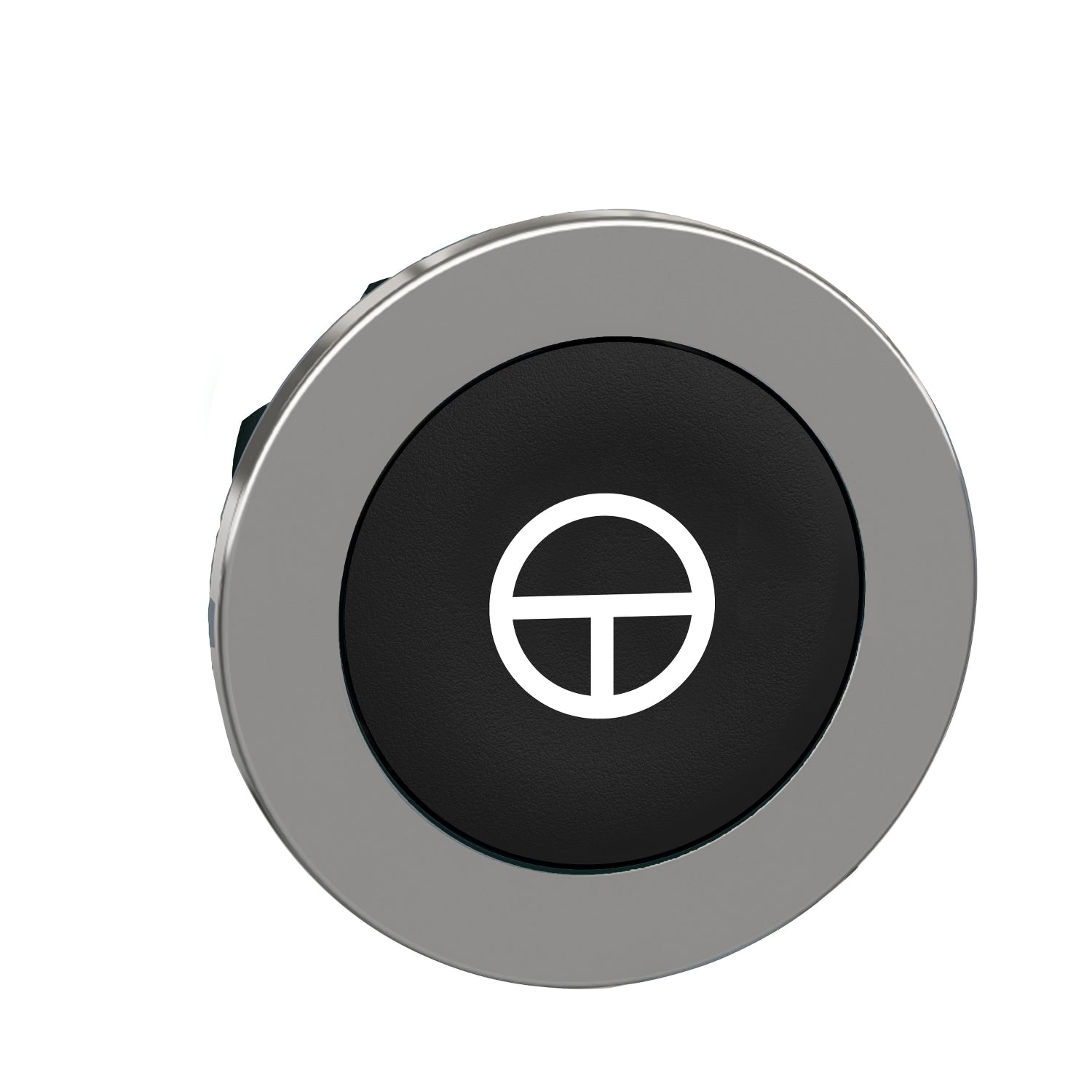 SNR ZB4FA245 Tête bouton ''T'' noire affleurante avec panneau