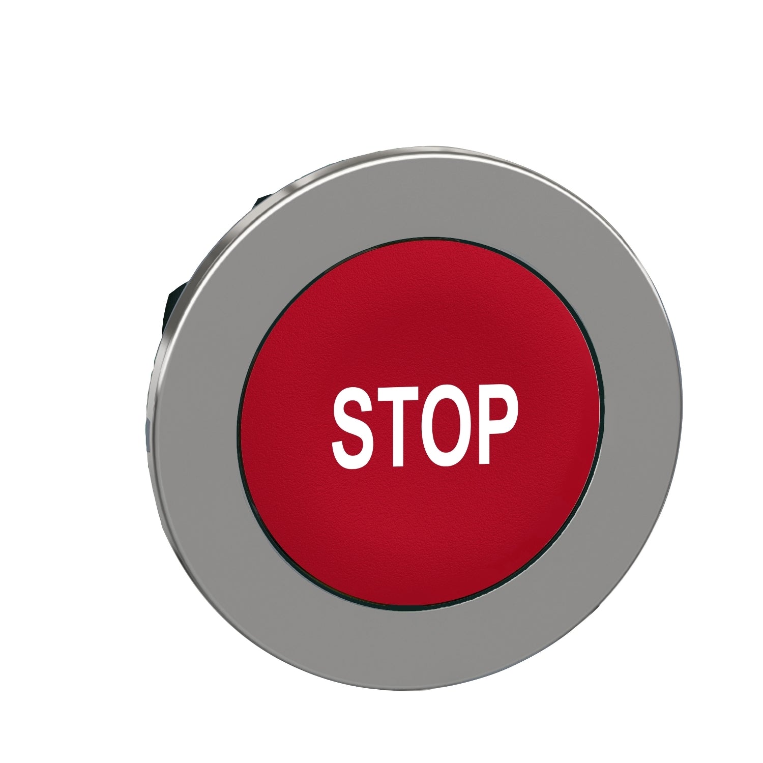 SNR ZB4FA434 Tête de bouton poussoir encastrable ''STOP'' rouge