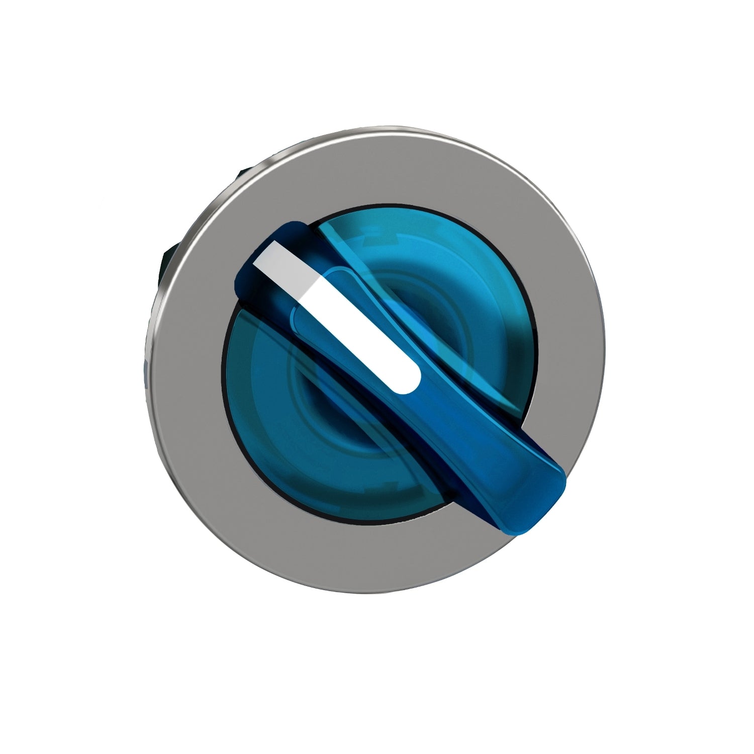 SNR ZB4FK1263 Blauer Lumen-Wählkopf, 2 Positionen, bündig mit der Platte
