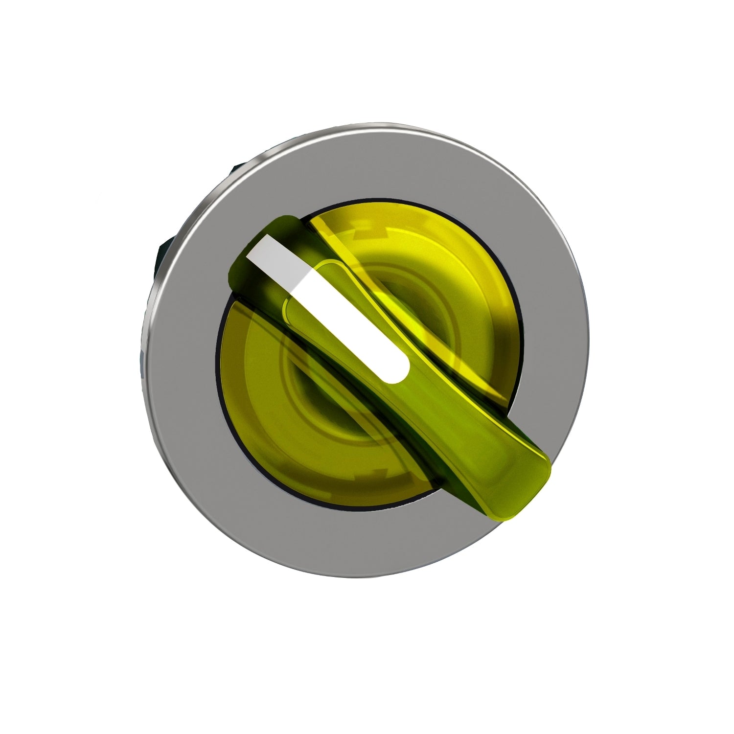 SNR ZB4FK1283 Gelber Lumen-Wahlkopf, 2-Punkt-Bündigplatte