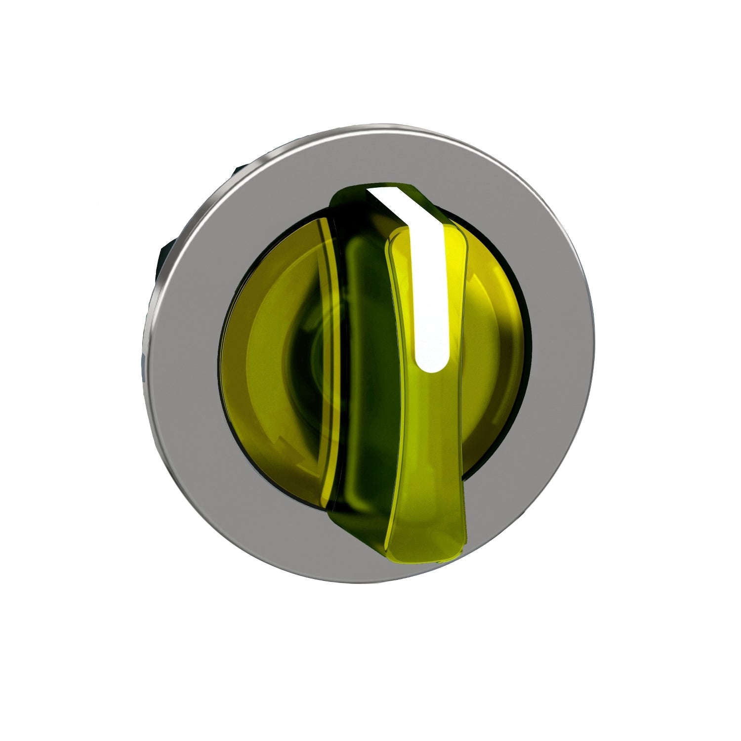 SNR ZB4FK1783 Tête sélecteur lum jaune 3pos panneau affleurant