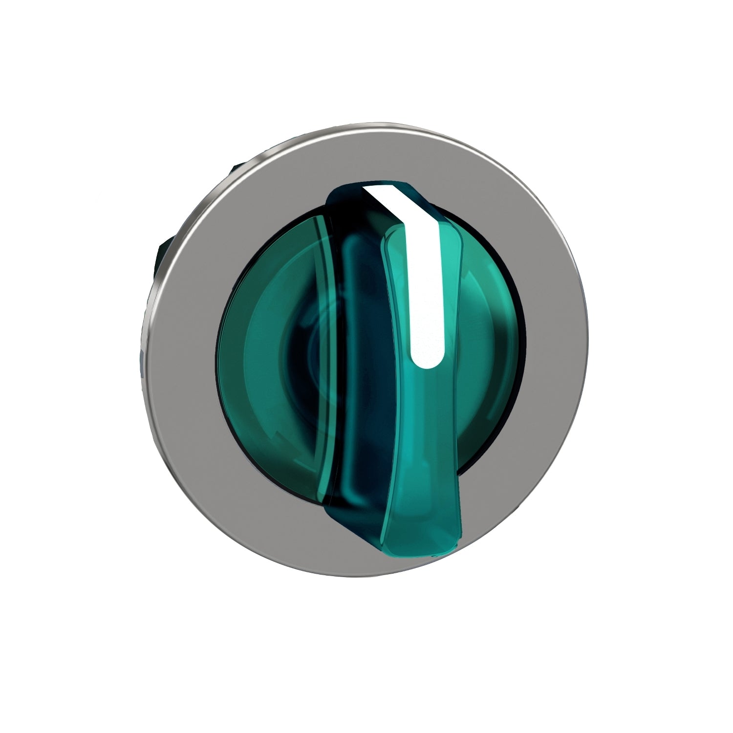 SNR ZB4FK1833 Tete selecteur lum vert 3pos panneau affleurant