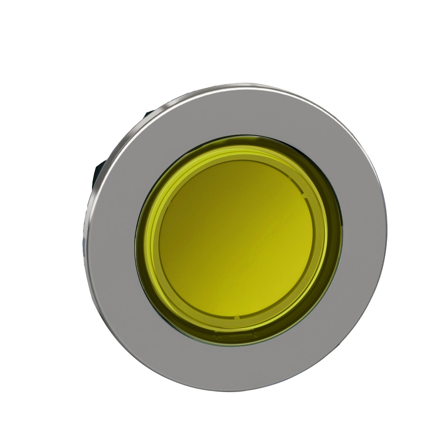 SNR ZB4FW383 Tête à impulsion lumineuse jaune à panneau affleurant