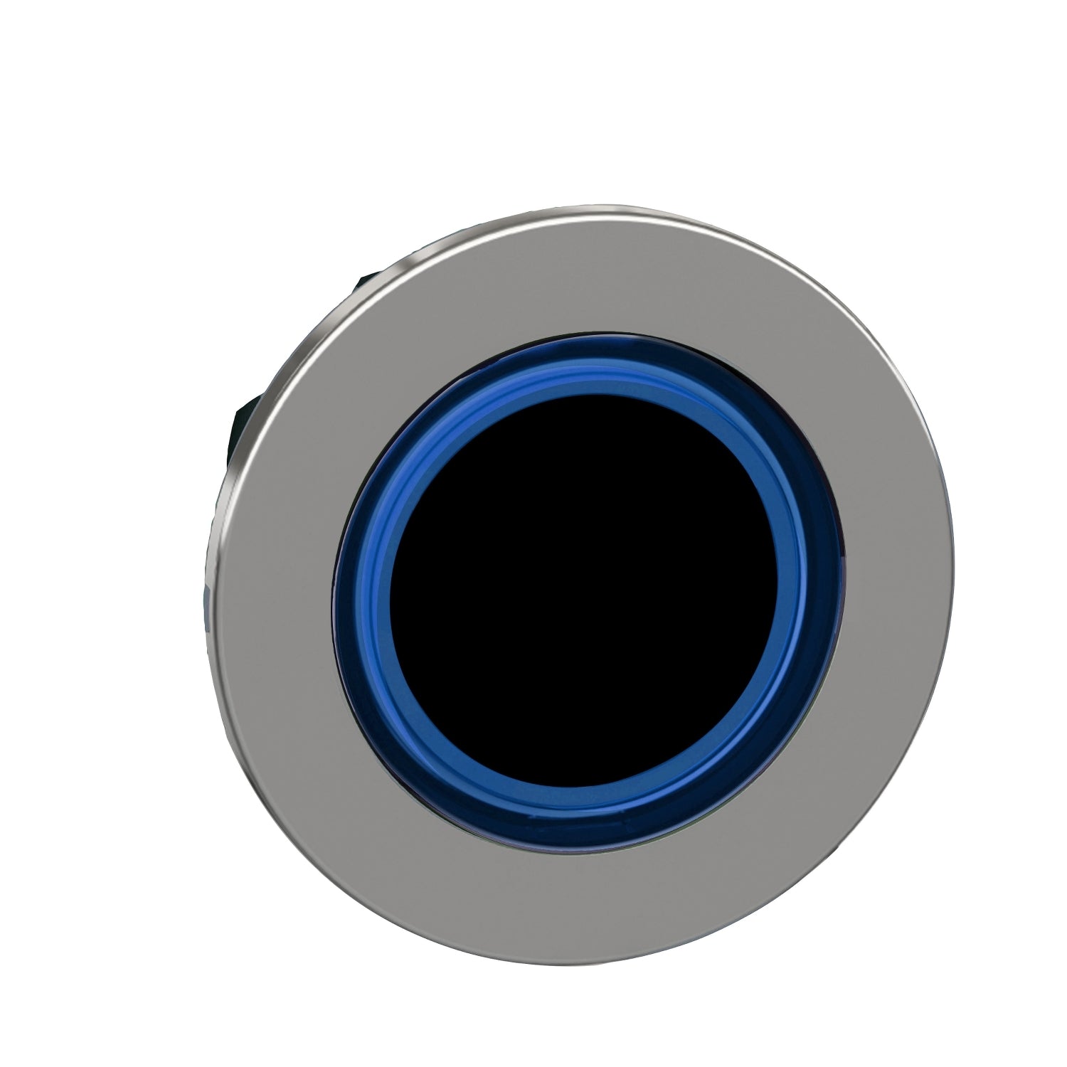 SNR ZB4FW963         Testa pulsante luminoso blu filopannello