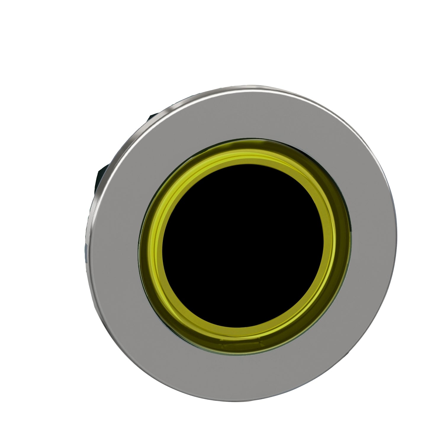 SNR ZB4FW983         Testa puls  luminoso giallo filopannello