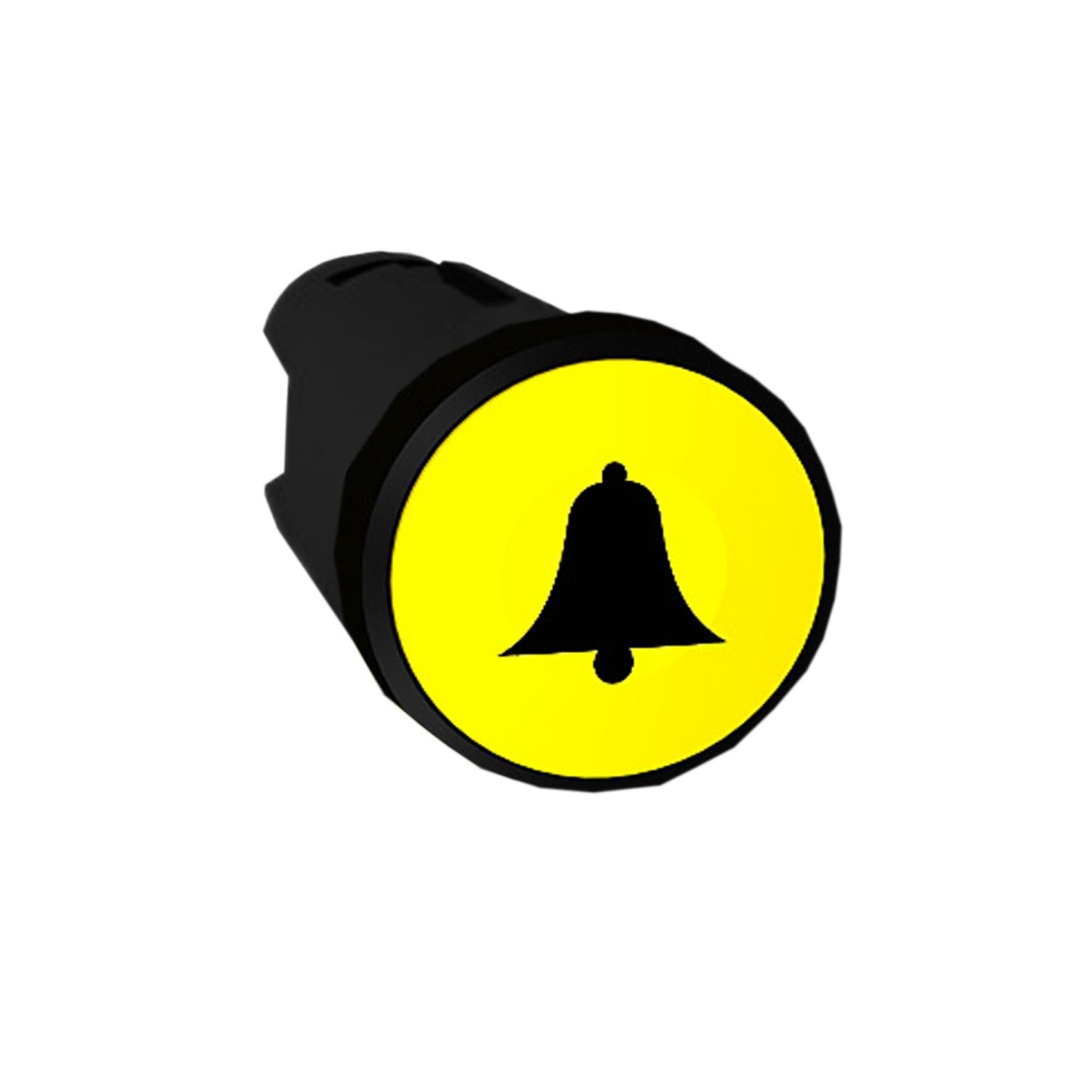 SNR ZB5AA551         Testa pulsante giallo ''allarme''