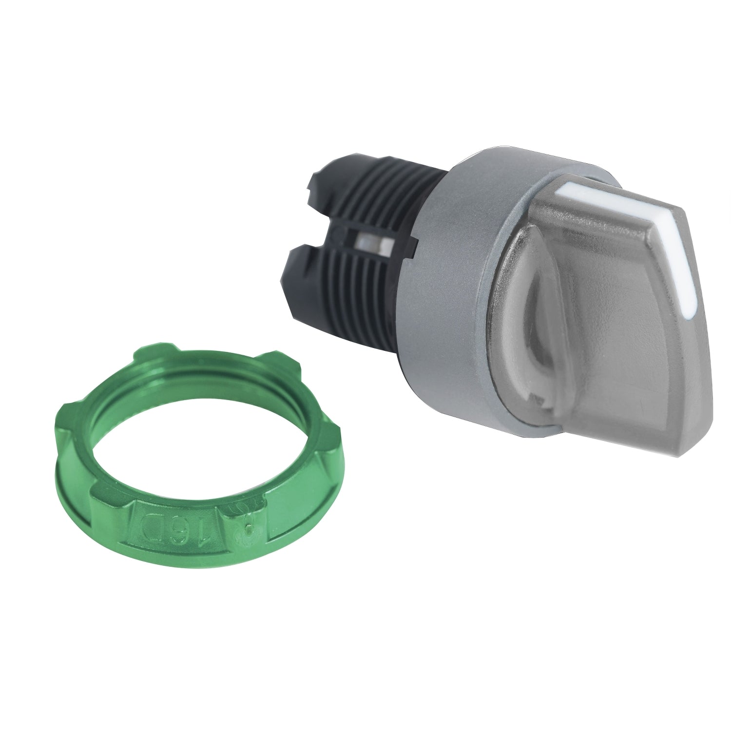 SNR ZB5AK1413C0 Tête de sélecteur lumineuse blanc gris