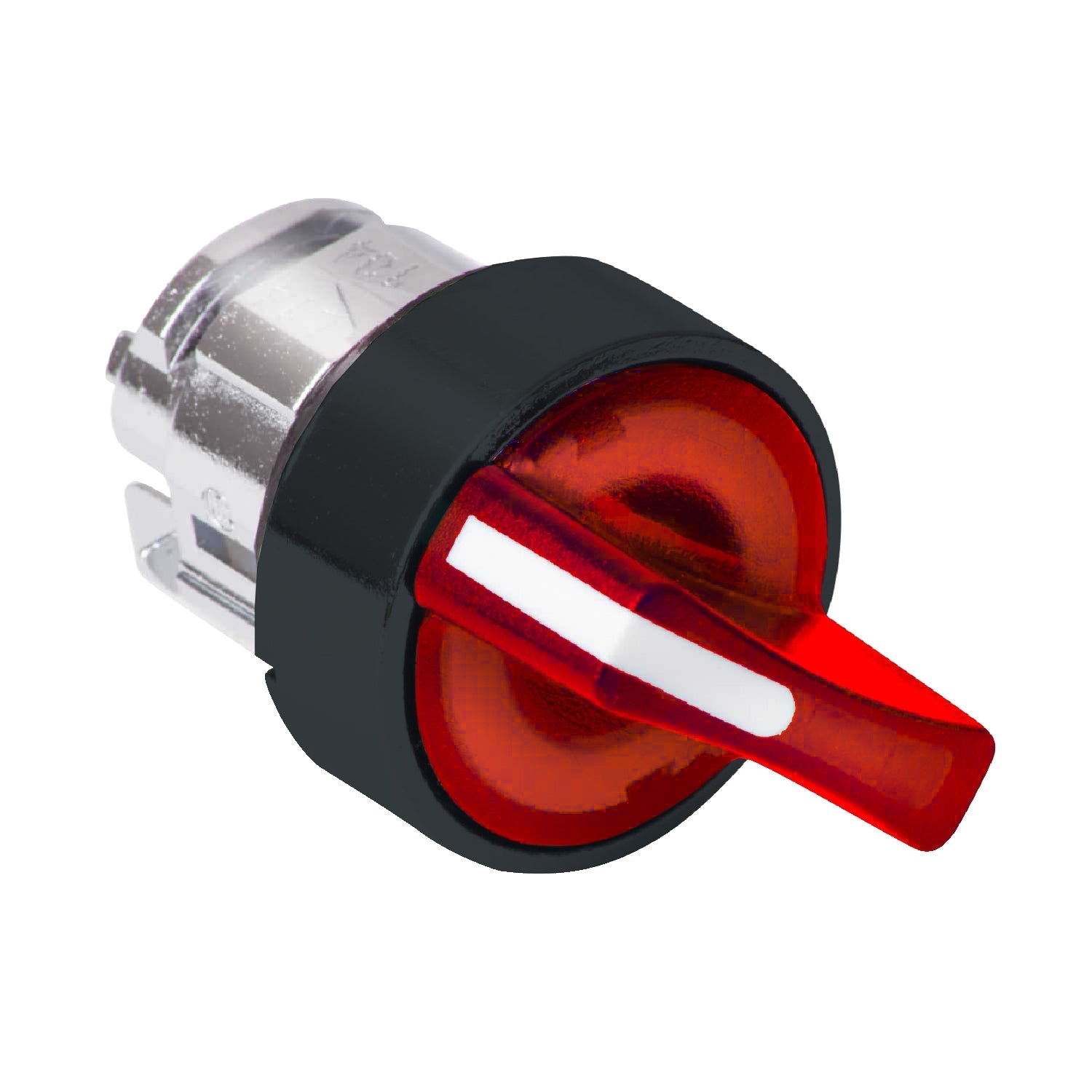 SNR ZB5AK1543 Tête de sélecteur rouge éclairée