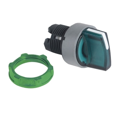 SNR ZB5AK1733C0 Tête de sélecteur lumineuse gris vert