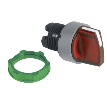 SNR ZB5AK1743C0 Tête de sélecteur gris rouge illuminée