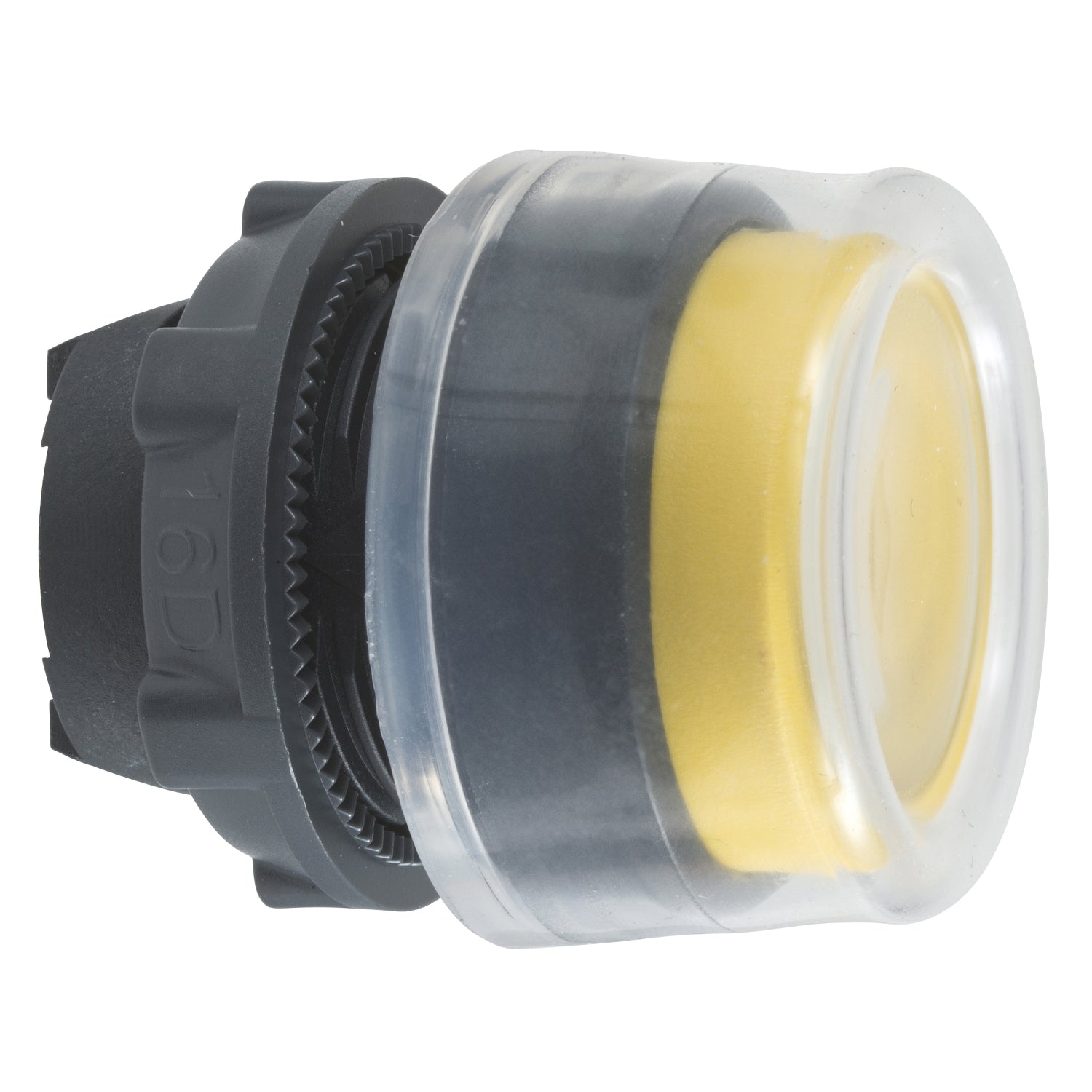 SNR ZB5AP5 Tête de bouton jaune avec capuchon