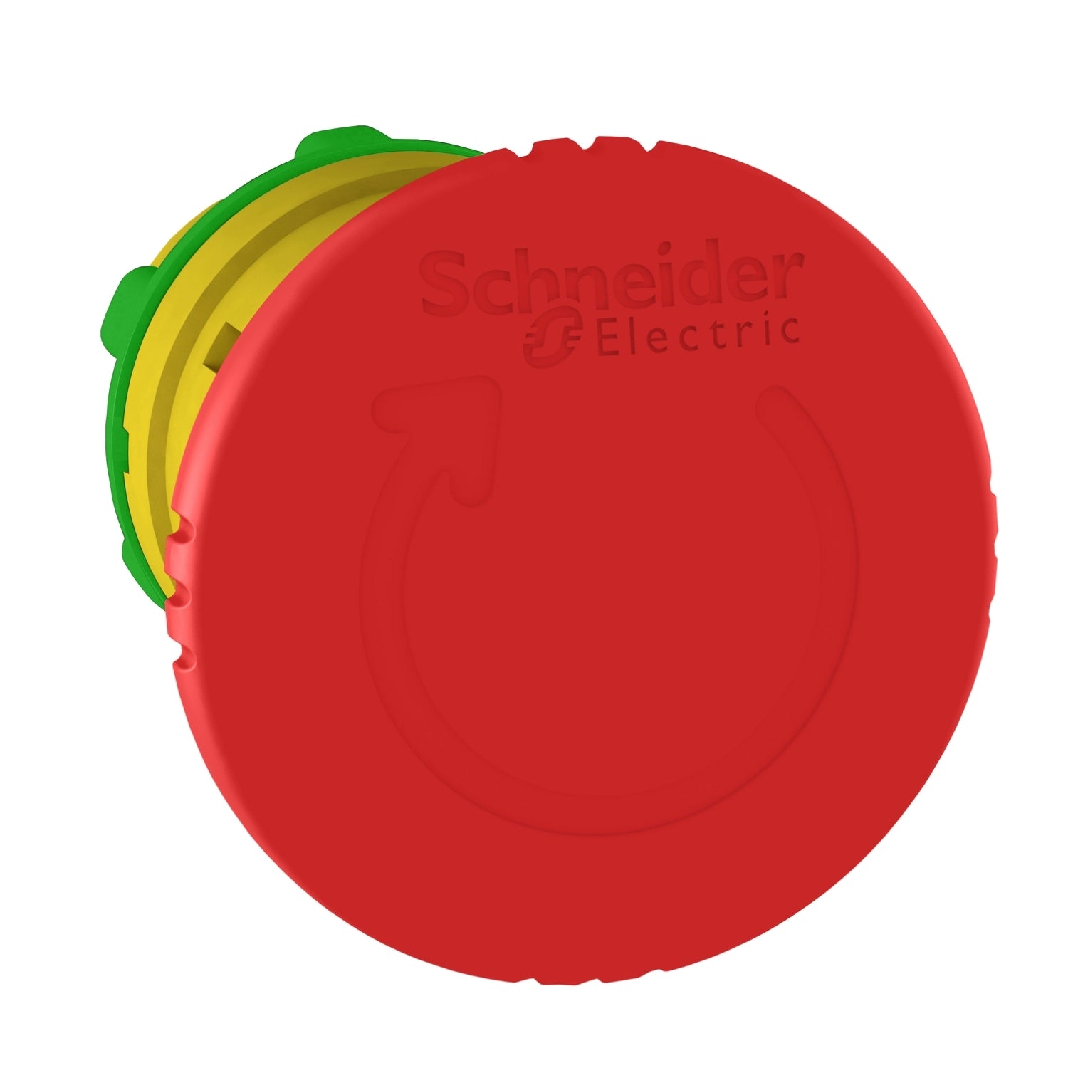 SNR ZB5AS844 Tête de bouton champignon d'urgence rouge