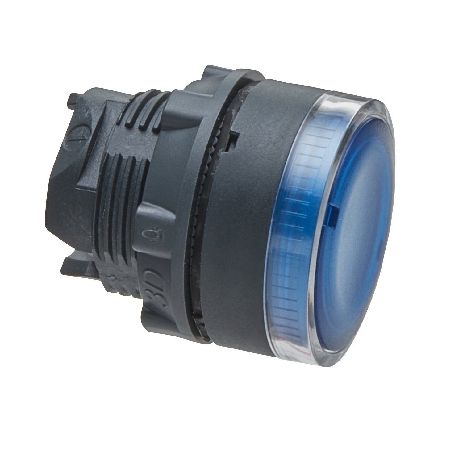 SNR ZB5AW36 Tête de bouton bleue éclairée