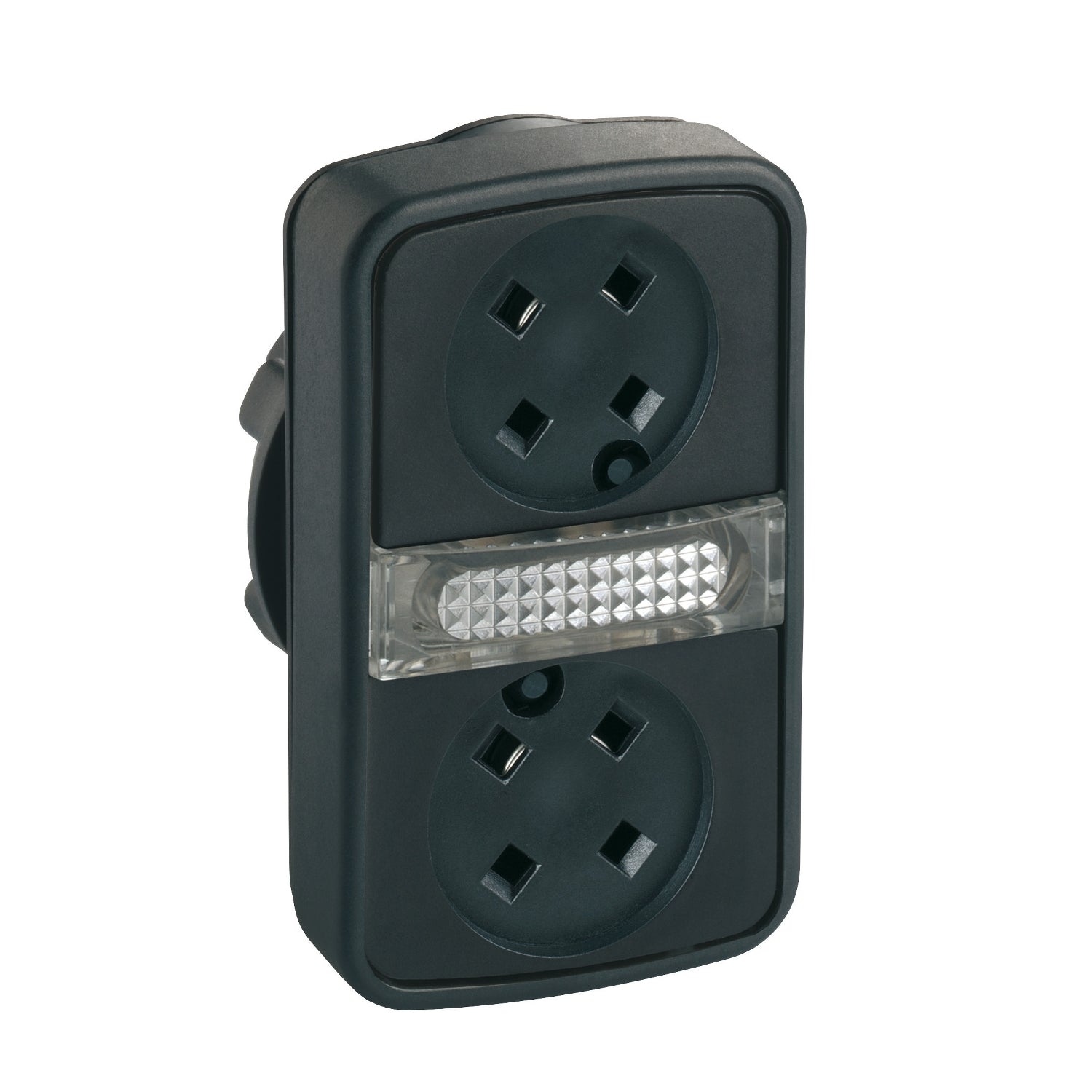 SNR ZB5AW7A9 Tête de bouton double éclairée