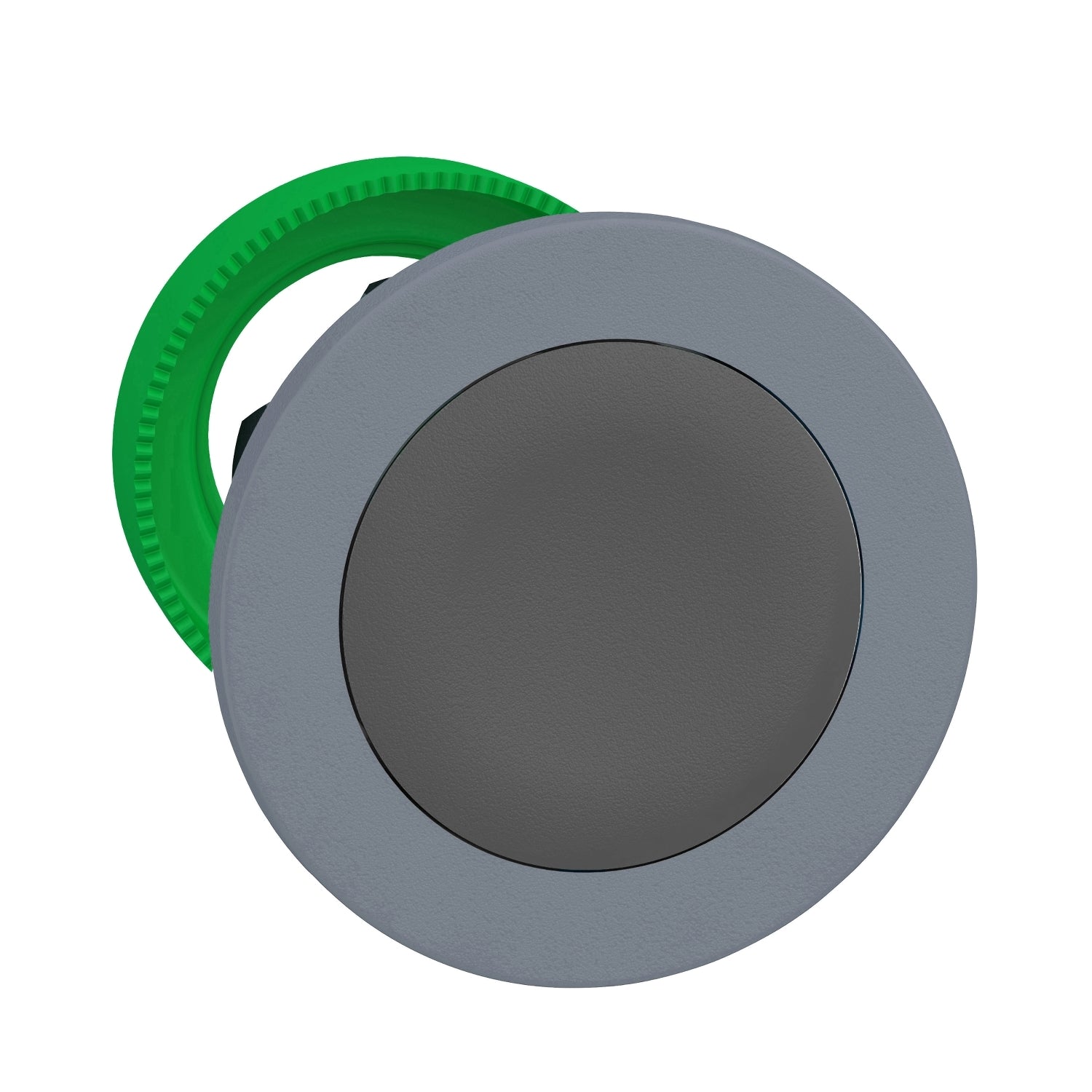 SNR ZB5FA8C0 Tête de bouton poussoir grise affleurante avec virole grise