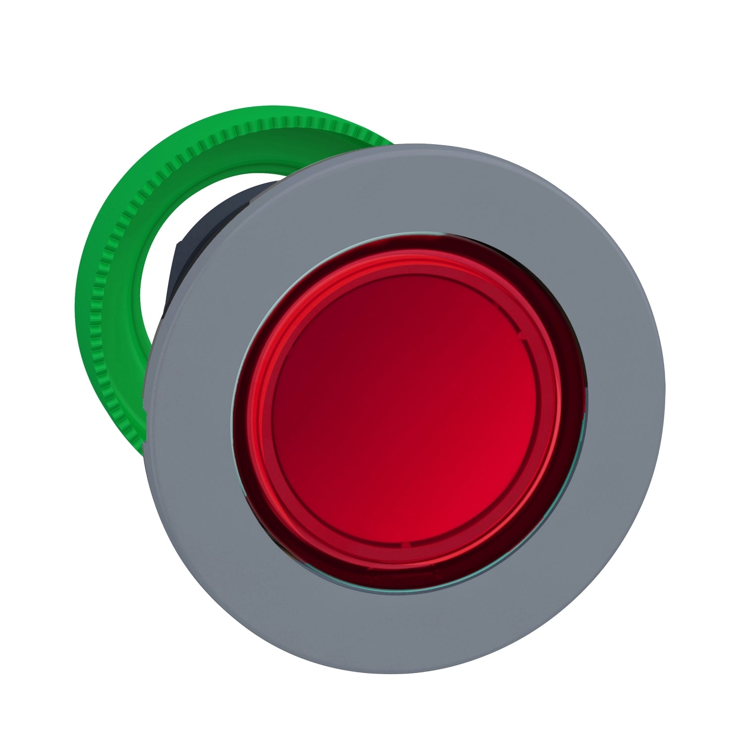 SNR ZB5FW343C0 Tête lum rouge avec filetage gris