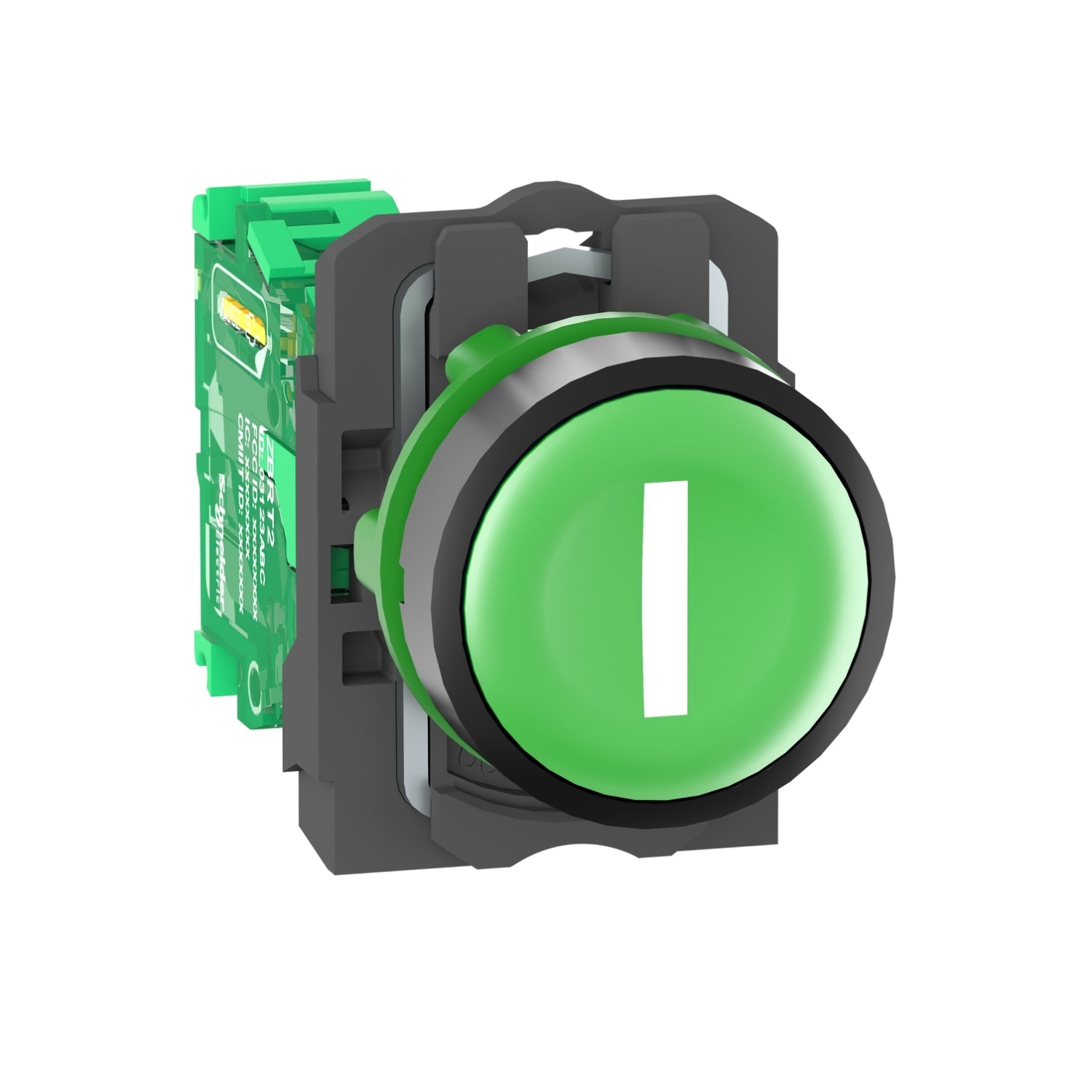 SNR ZB5RTA331 Bouton émetteur vert '' i ''