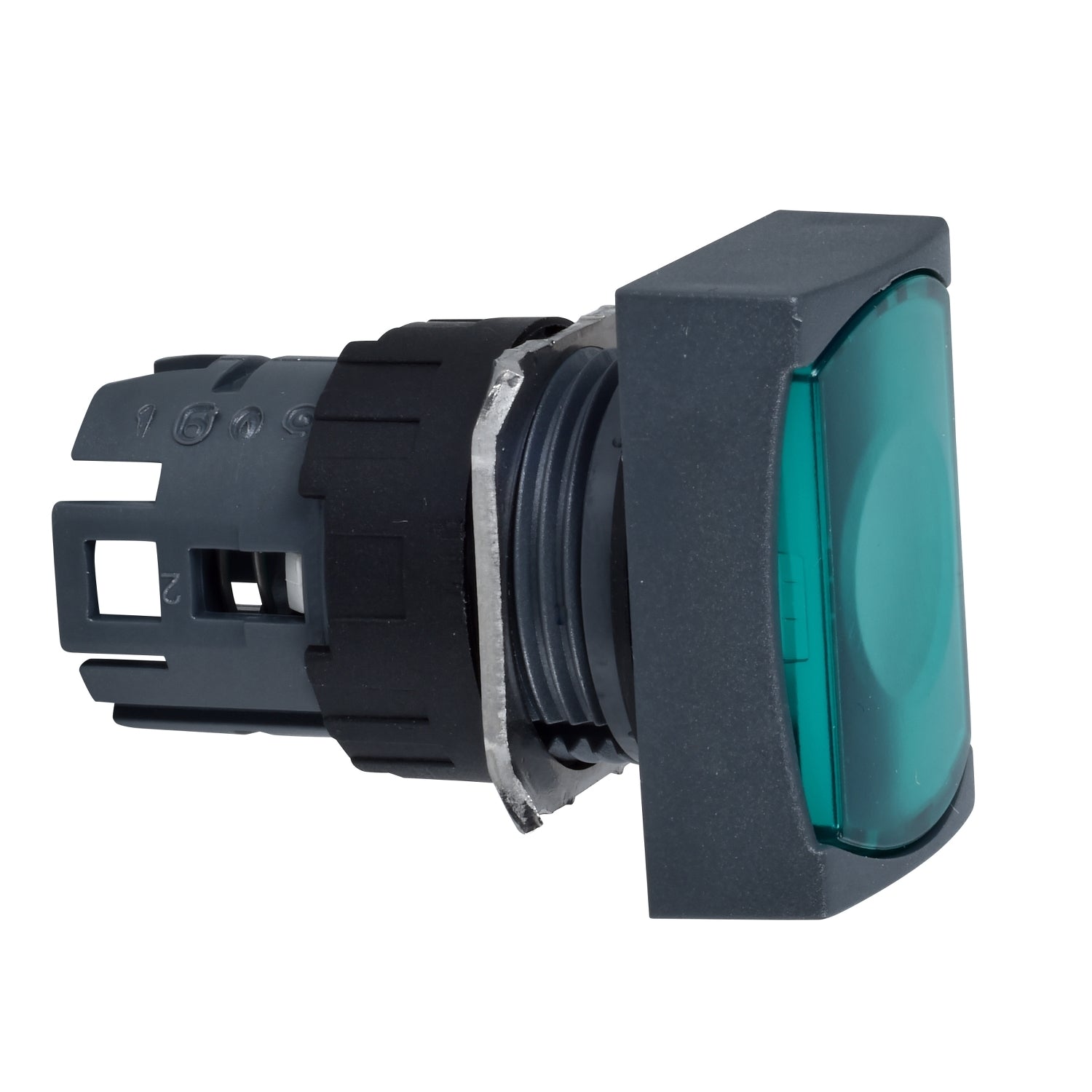 SNR ZB6DF3 Tête de bouton lumineuse verte