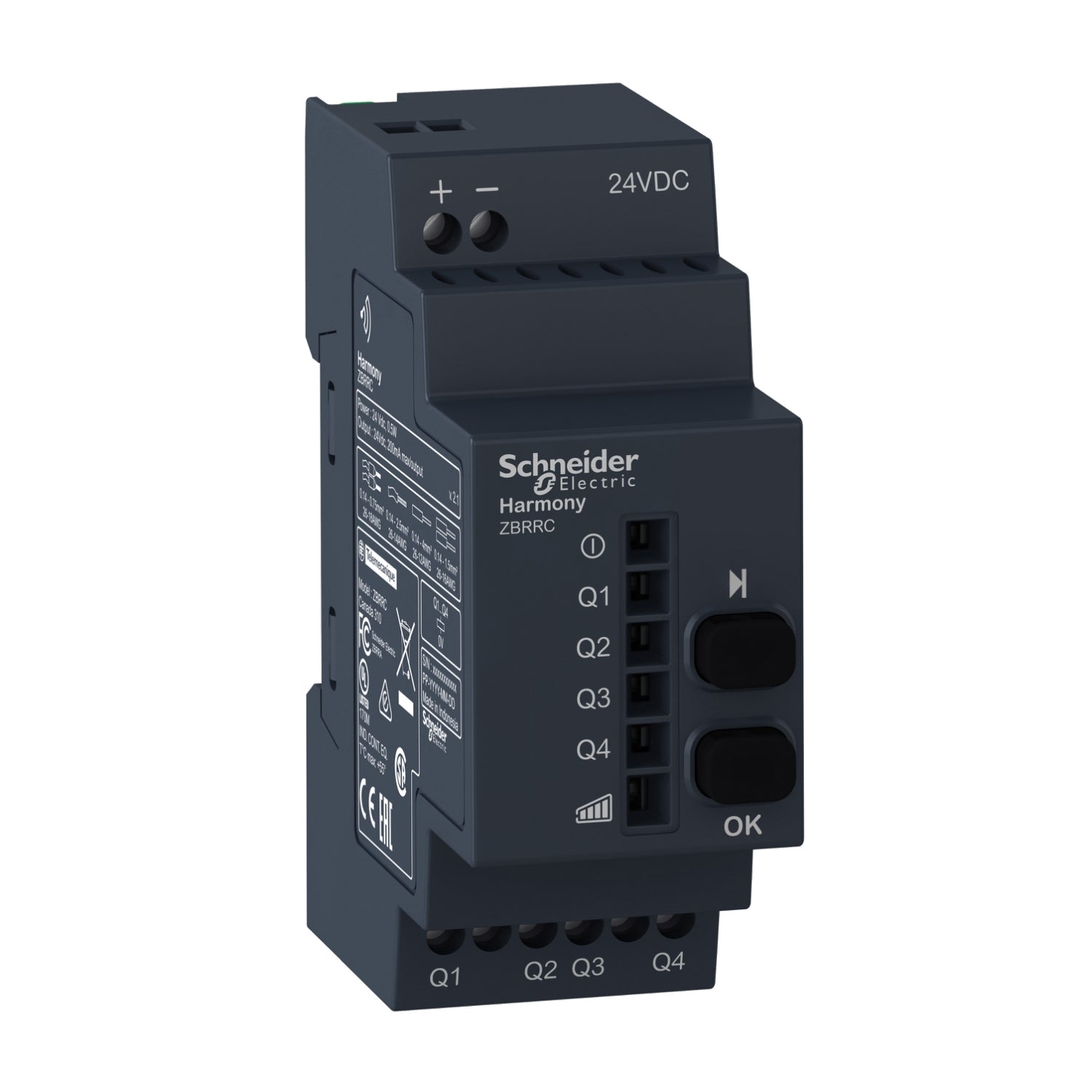 SNR ZBRRC Récepteur configurable 4 sorties PNP