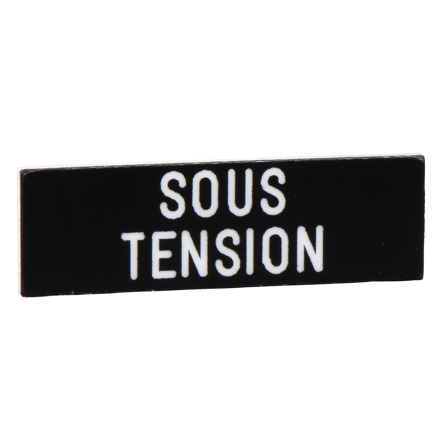 SNR ZBY02126 Etiquette 'SOUS TENSION'