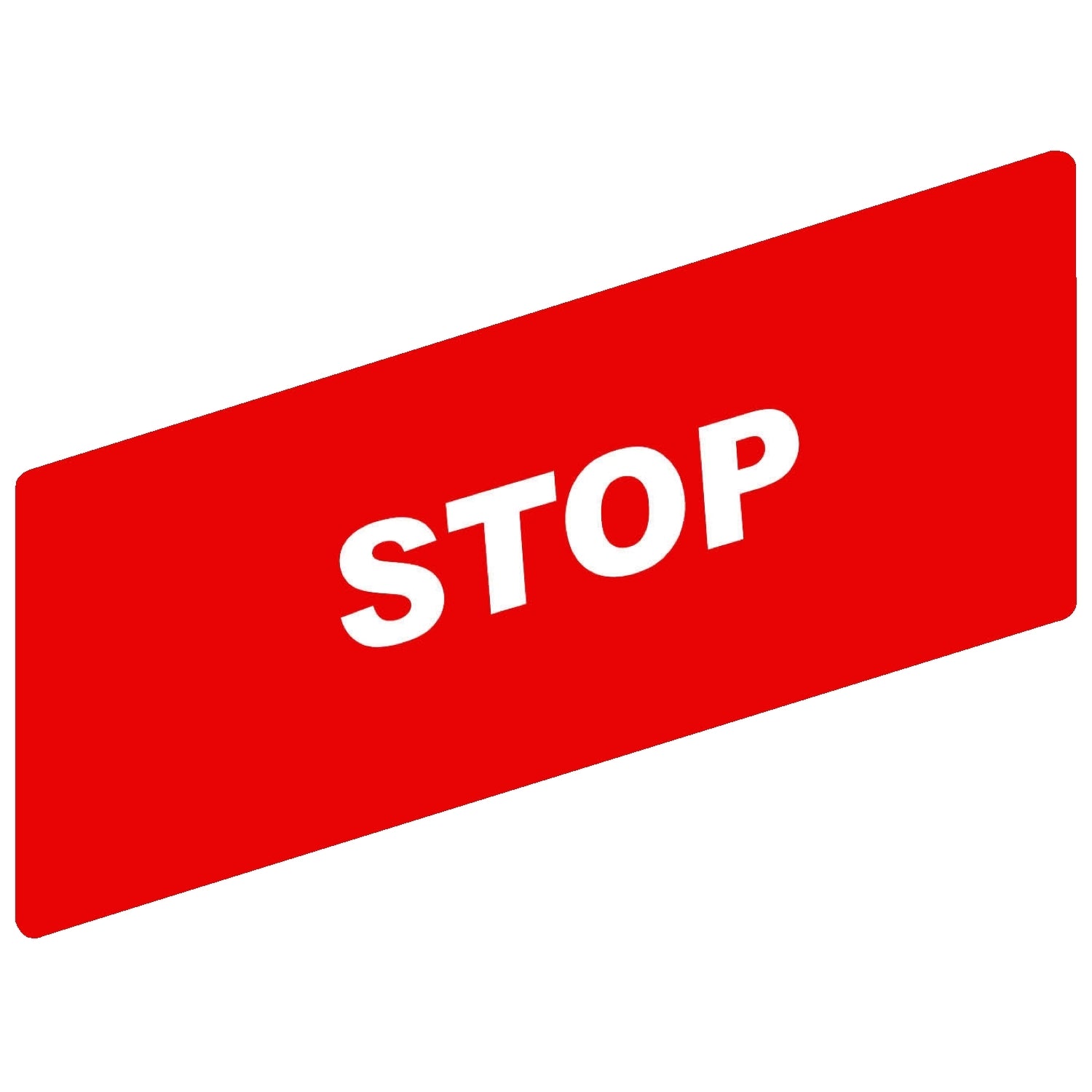 SNR ZBY02304 Etikett „STOP“