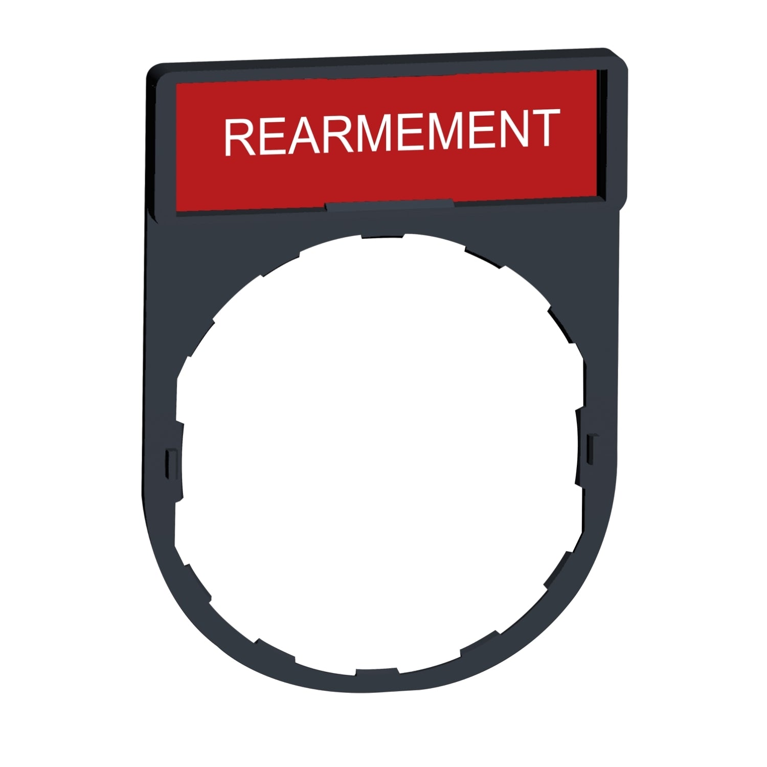SNR ZBY2123 Porte-étiquette+étiquette 'REAMMEMENT'
