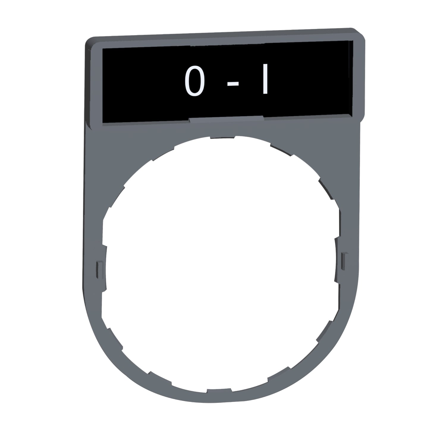 SNR ZBY2178C0 Porte-étiquette + étiquette 'O I'