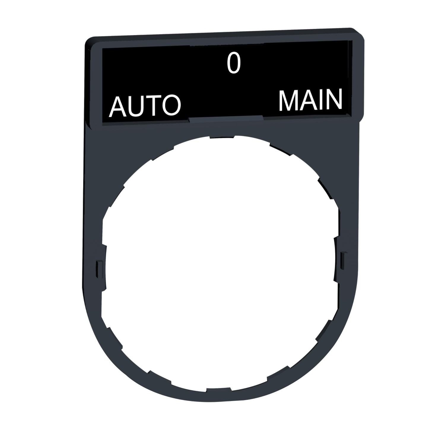 SNR ZBY2185 Porte-étiquette + étiquette 'AUTO O MAIN'