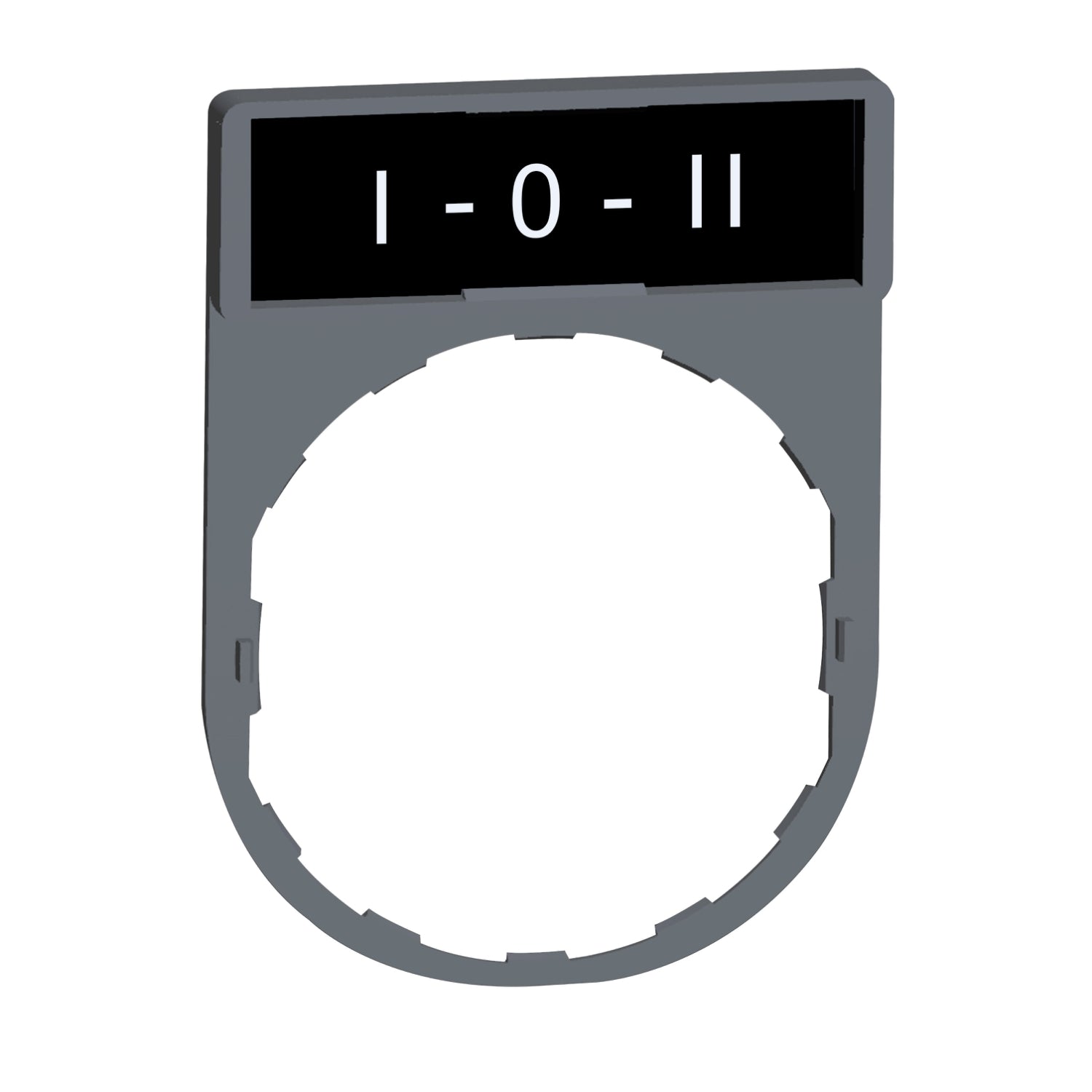 SNR ZBY2186C0 Porte-étiquette + étiquette 'IO II'