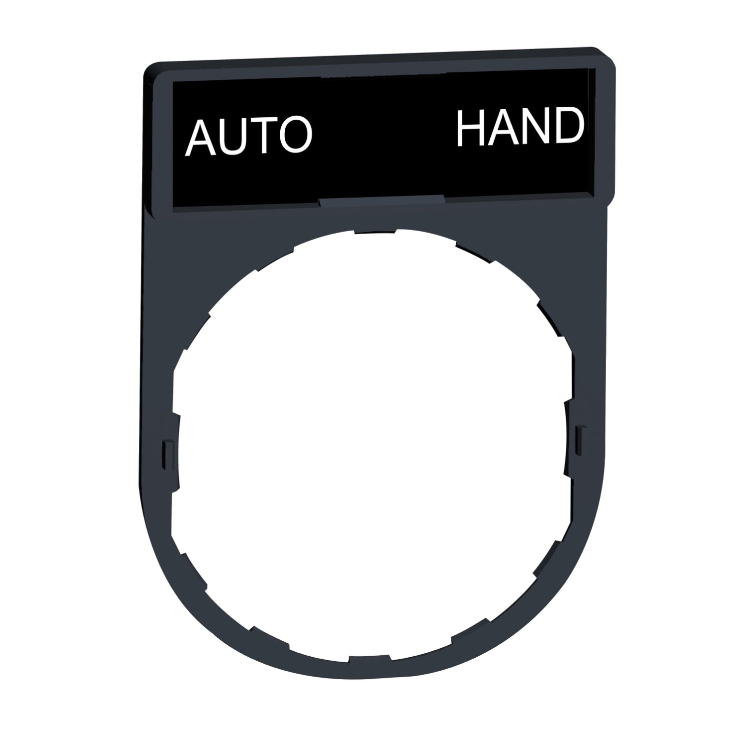 SNR ZBY2364 Porte-étiquette + étiquette 'AUTO HAND'