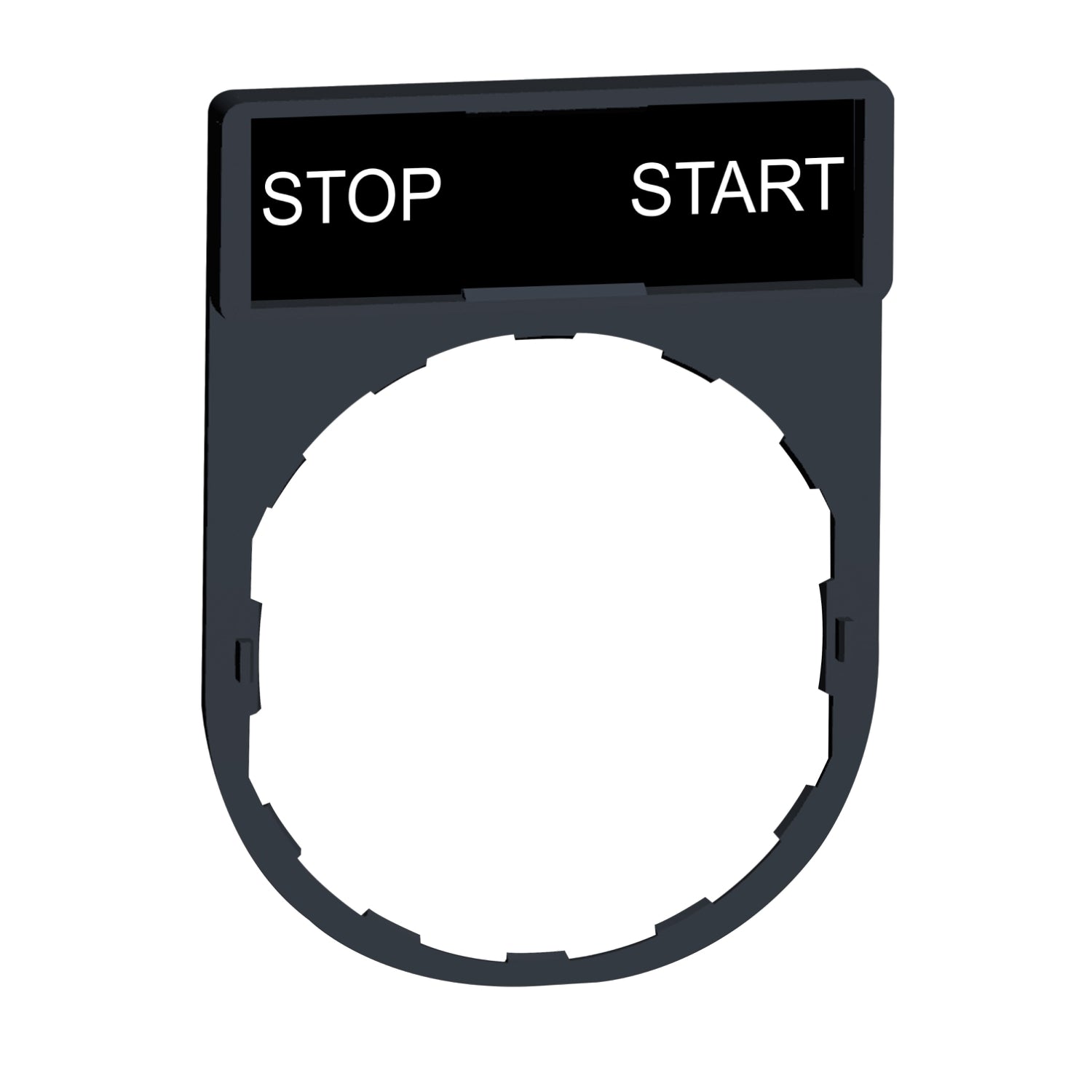 SNR ZBY2366 Porte-étiquette + étiquette 'START START'