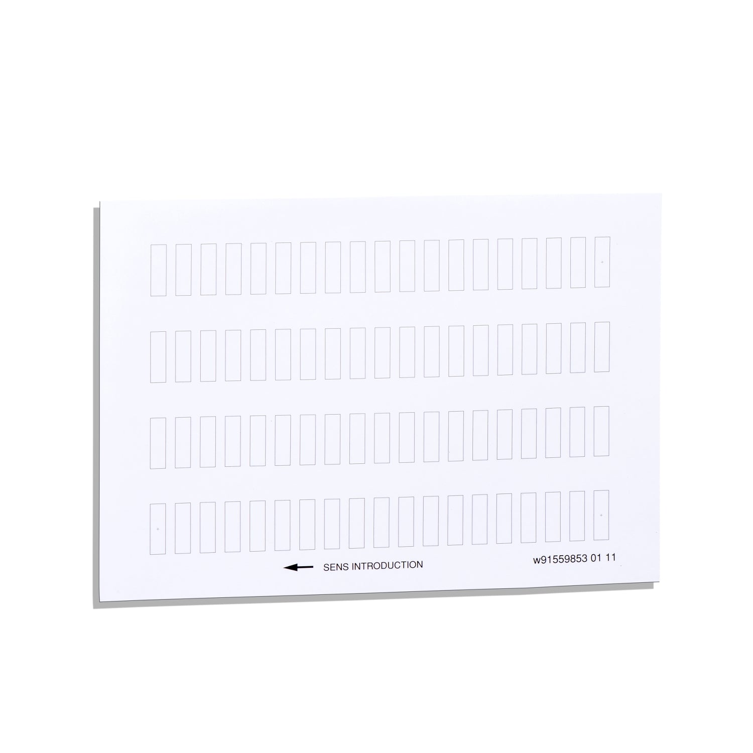 SNR ZBY4100 Feuilles d'étiquettes
