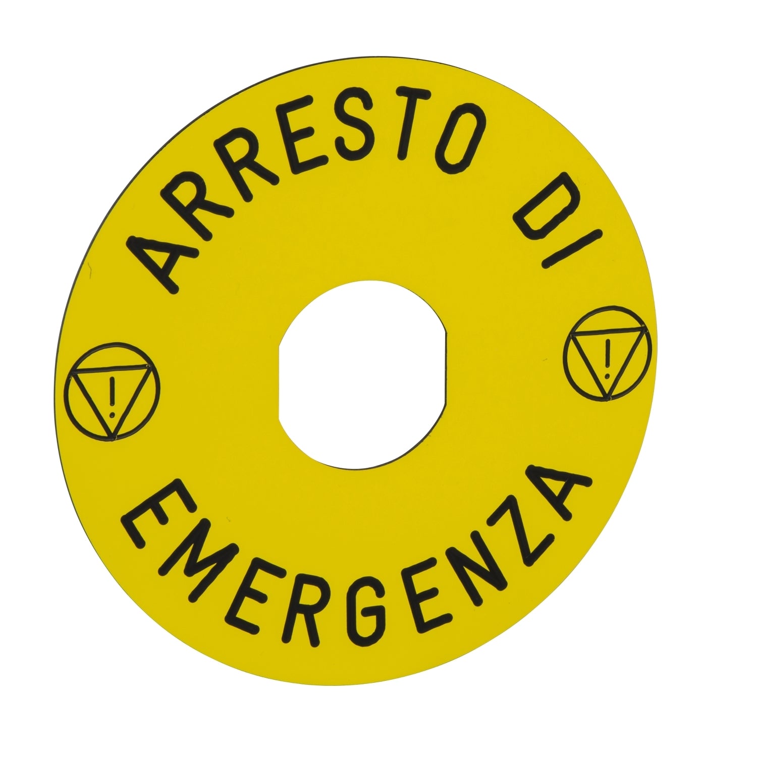 SNR ZBY8630 Etiquette 'ARRÊT D'URGENCE'