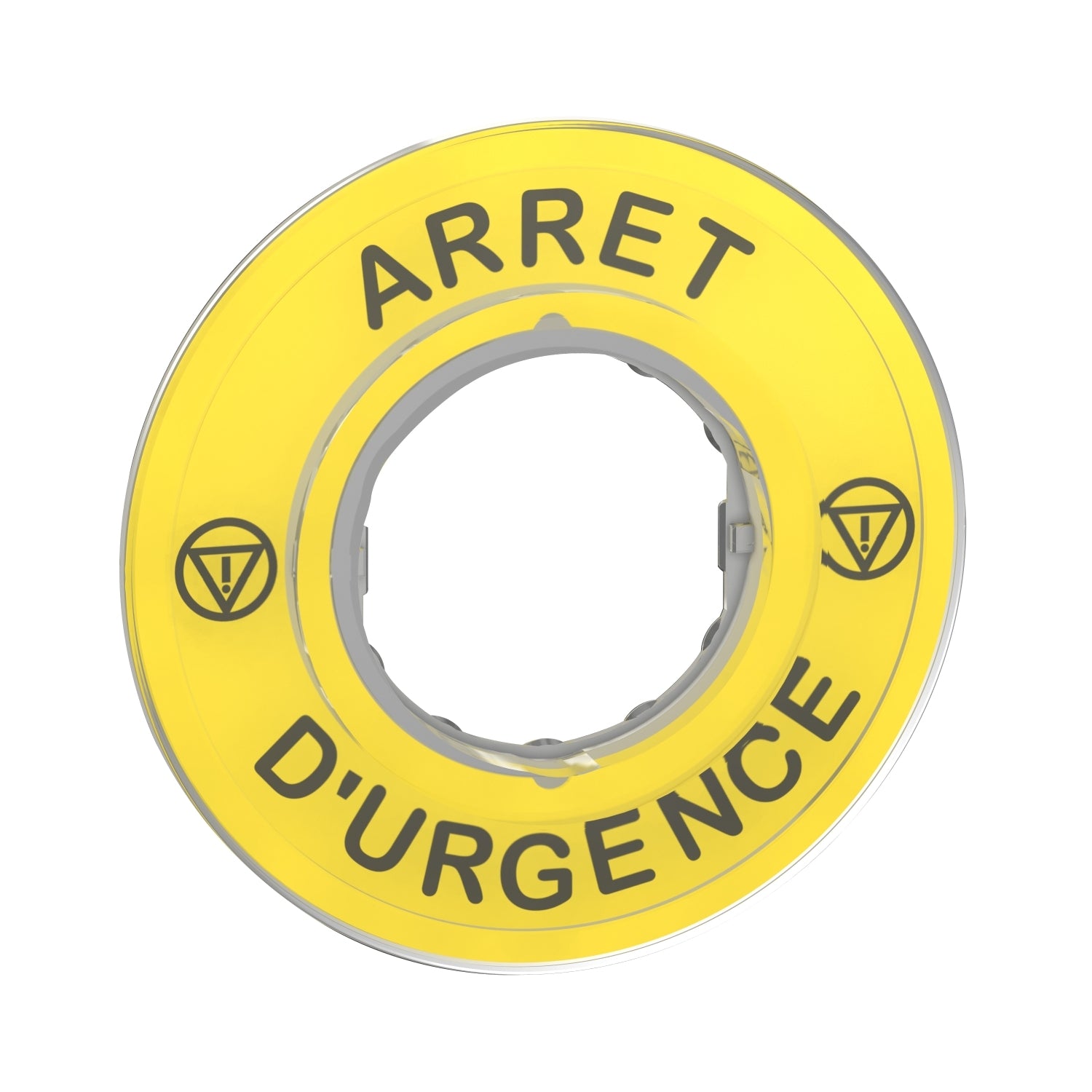SNR ZBY9120 Etiquette 3D 'ARRET D'URGENCE'