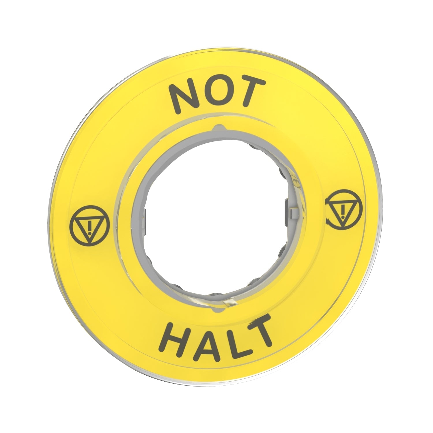 Étiquette SNR ZBY9220 'NOT HALT'
