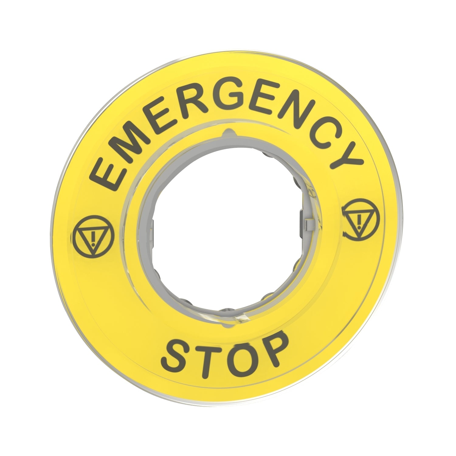 SNR ZBY9320 Etiquette 3D 'ARRÊT D'URGENCE'