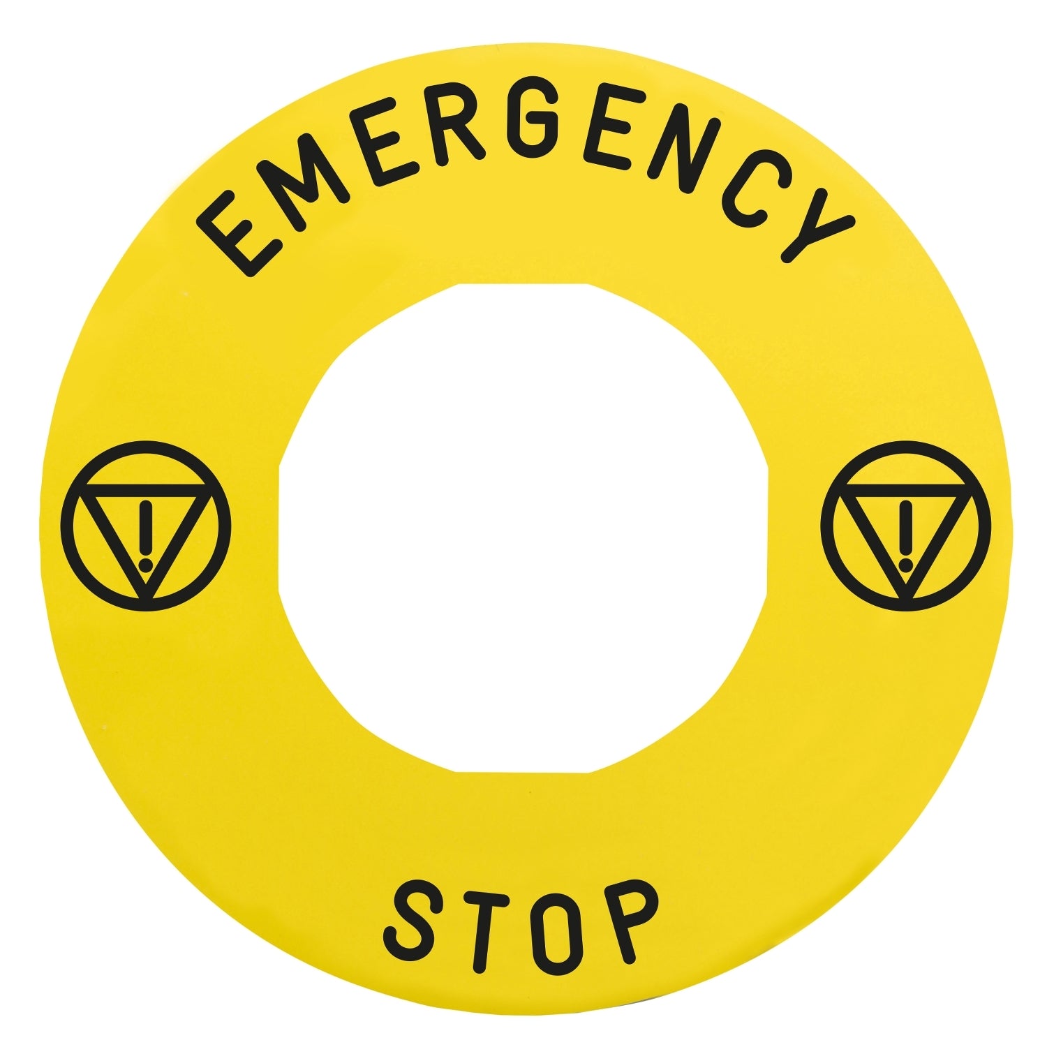 SNR ZBY9330T Etiquette 'ARRÊT D'URGENCE'